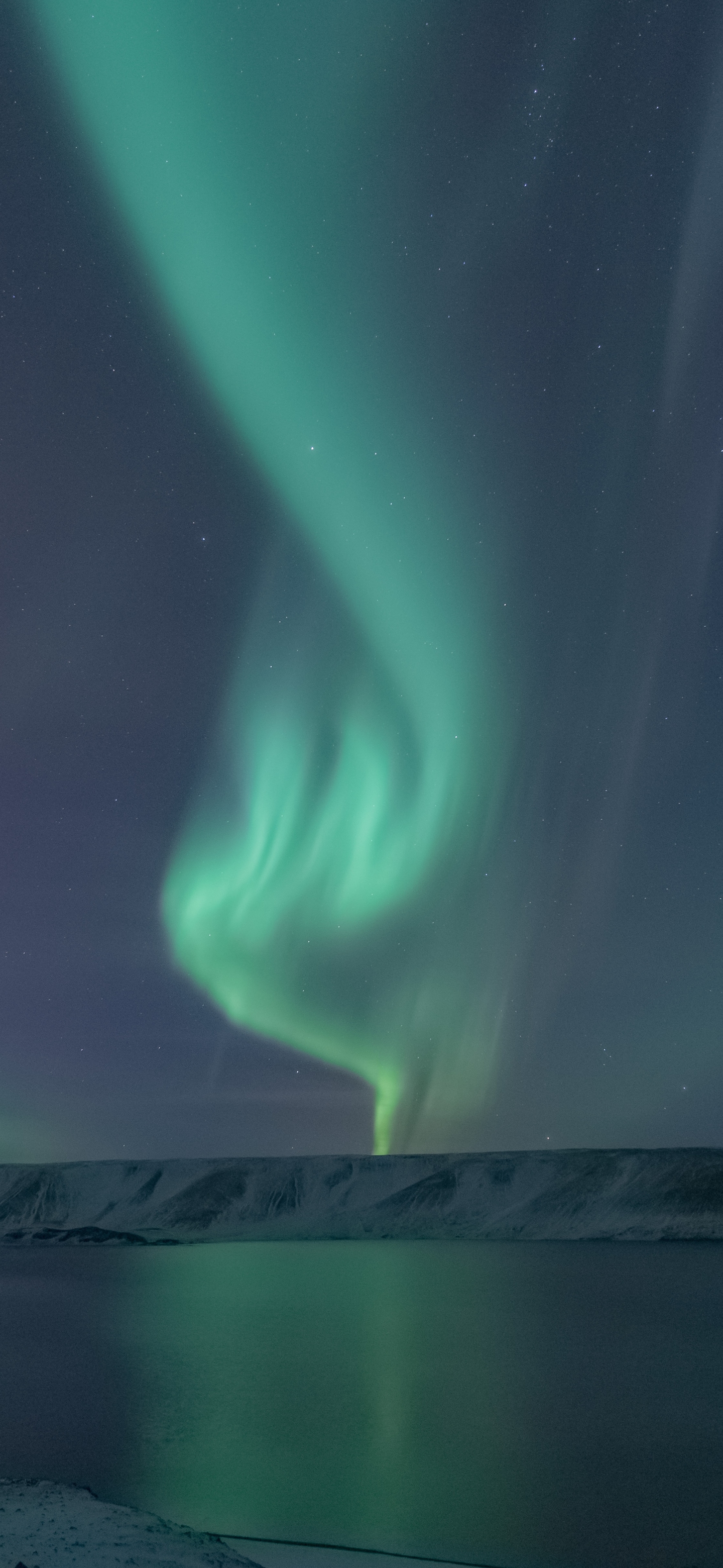 Descarga gratuita de fondo de pantalla para móvil de Naturaleza, Cielo, Noche, Lago, Aurora Boreal, Tierra/naturaleza.