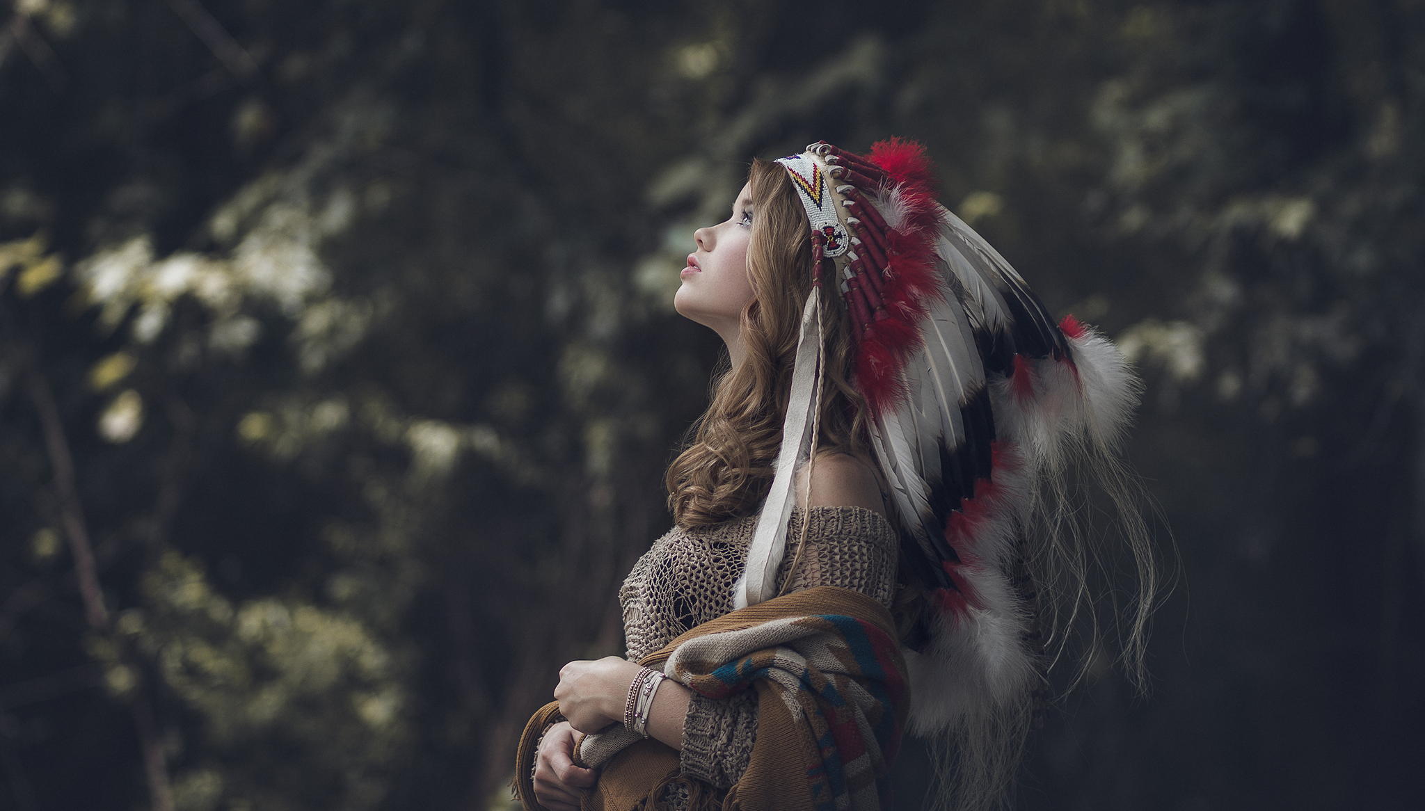 model, women, native american
