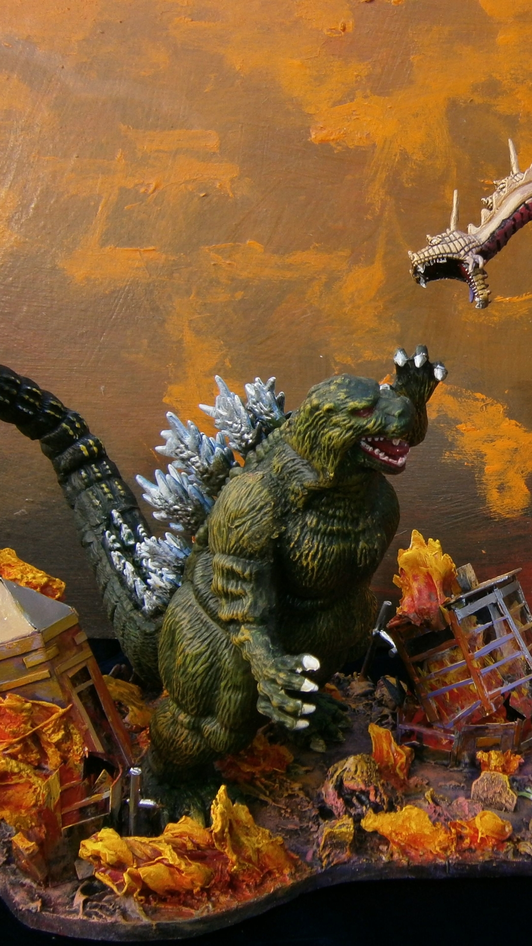 Descarga gratuita de fondo de pantalla para móvil de Películas, Godzilla, Godzilla Contra King Ghidorah.
