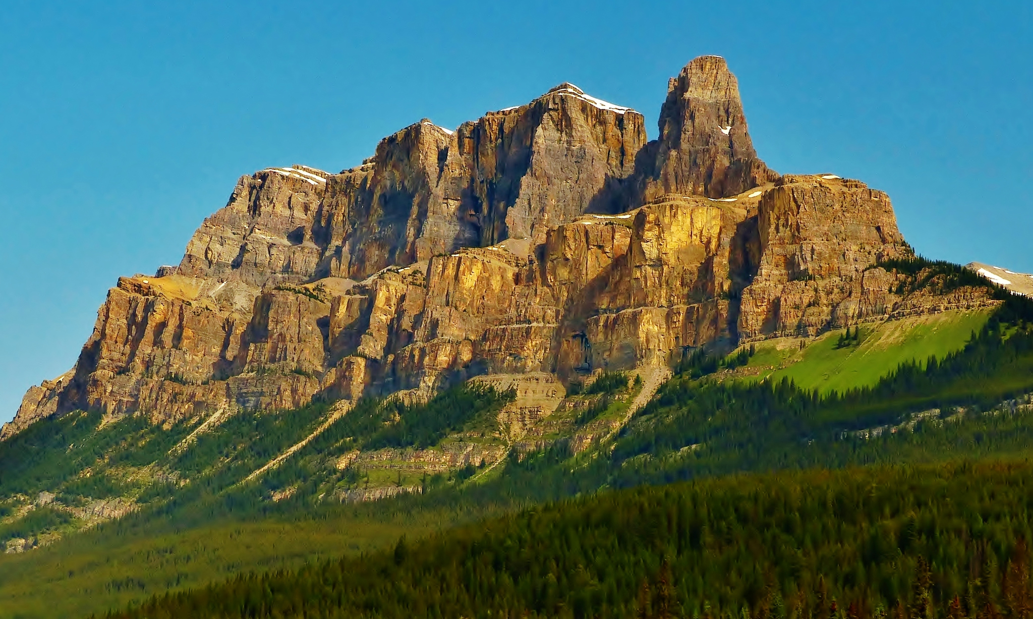 Téléchargez des papiers peints mobile Montagnes, Montagne, Canada, Forêt, Falaise, Alberta, La Nature, Terre/nature gratuitement.