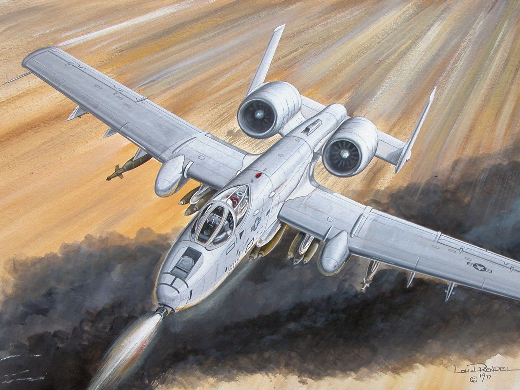 Завантажити шпалери безкоштовно Військовий, Fairchild Republic A 10 Thunderbolt Ii, Реактивні Винищувачі картинка на робочий стіл ПК