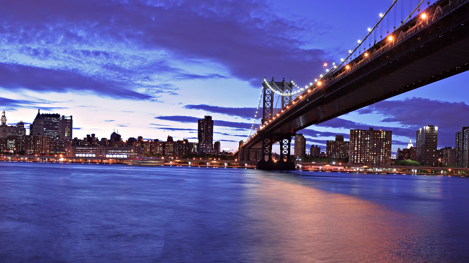 Descarga gratis la imagen Puentes, Nueva York, Puente De Manhattan, Hecho Por El Hombre en el escritorio de tu PC