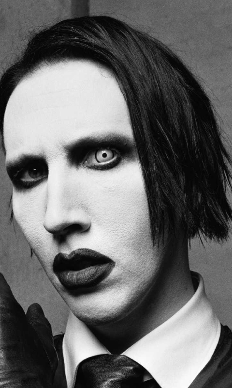 Handy-Wallpaper Marilyn Manson, Schwermetall, Industrielles Metall, Musik kostenlos herunterladen.