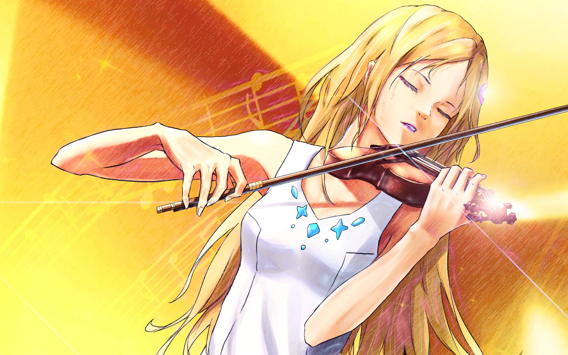 Handy-Wallpaper Animes, Kaori Miyazono, Shigatsu Wa Kimi No Uso Sekunden In Moll kostenlos herunterladen.