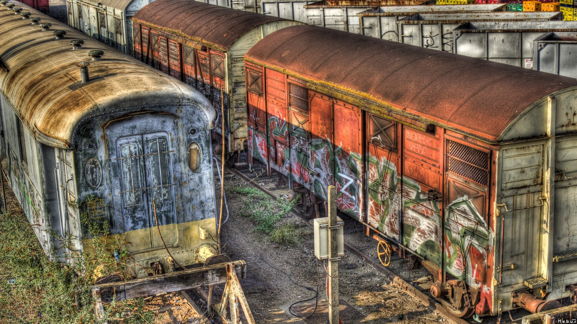 Download mobile wallpaper Hdr, Train, Vehicles for free.