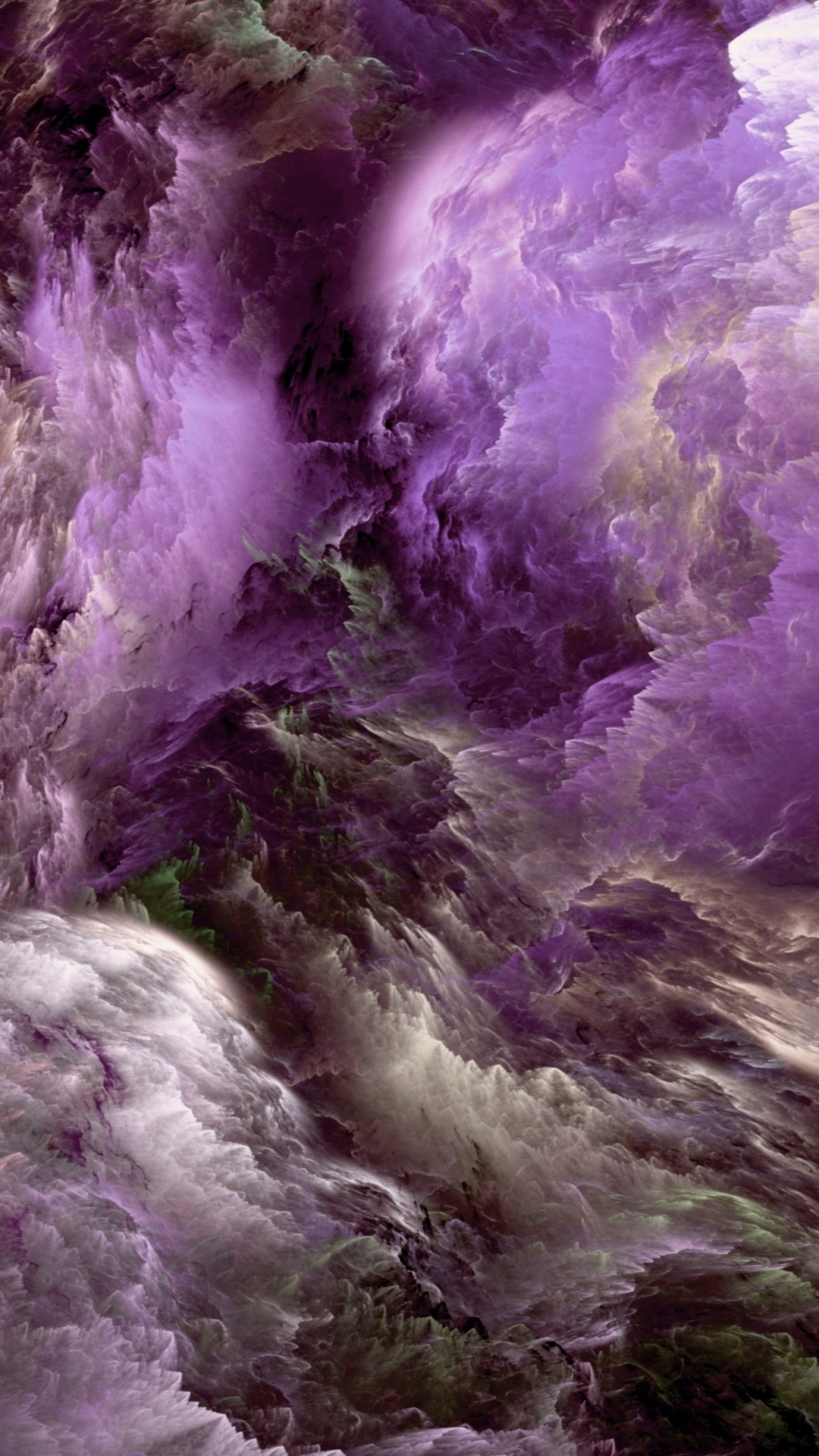 Descarga gratuita de fondo de pantalla para móvil de Violeta, Púrpura, Artístico, Nube.