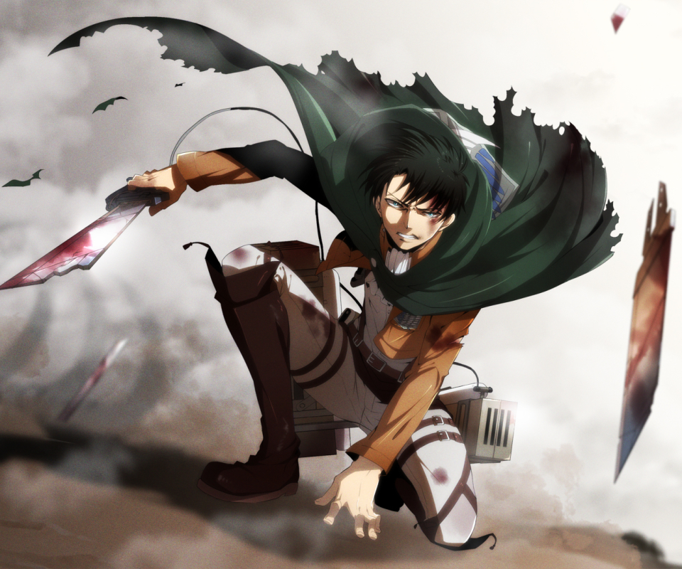 Handy-Wallpaper Animes, Attack On Titan, Levi Ackermann kostenlos herunterladen.