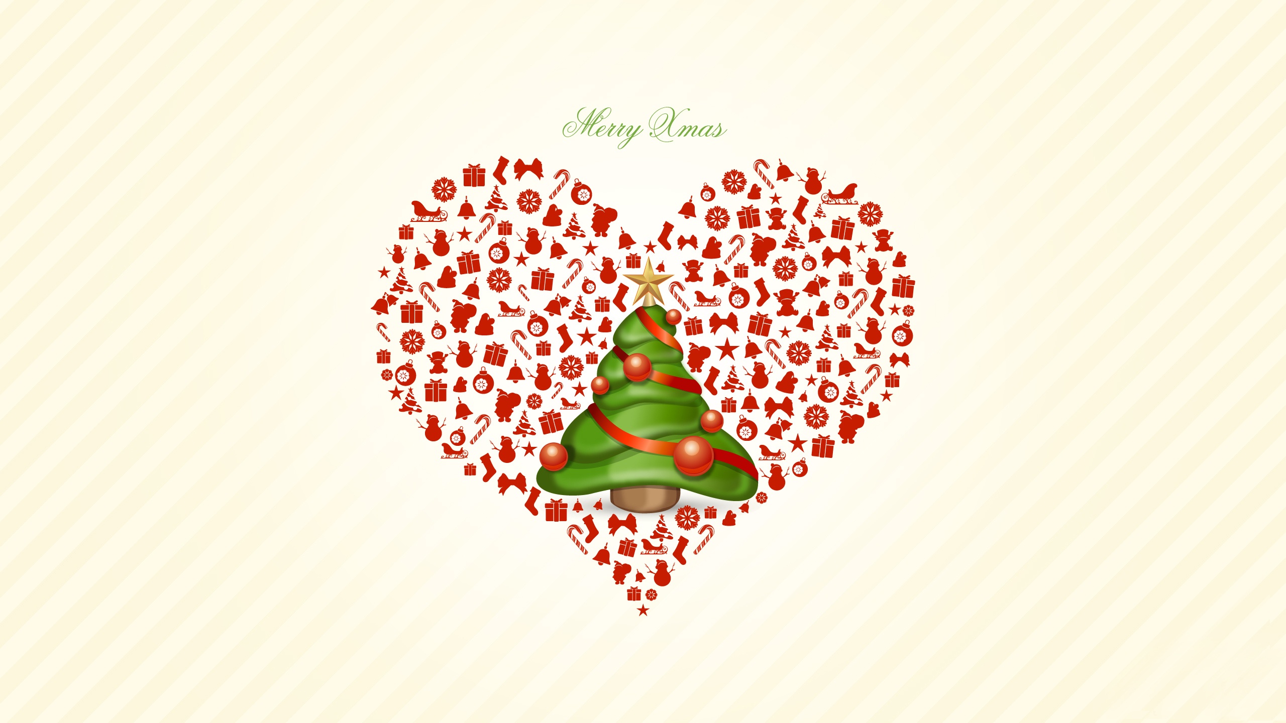 Baixar papel de parede para celular de Natal, Projeto, Coração, Árvore De Natal, Enfeites De Natal, Feriados, Feliz Natal gratuito.