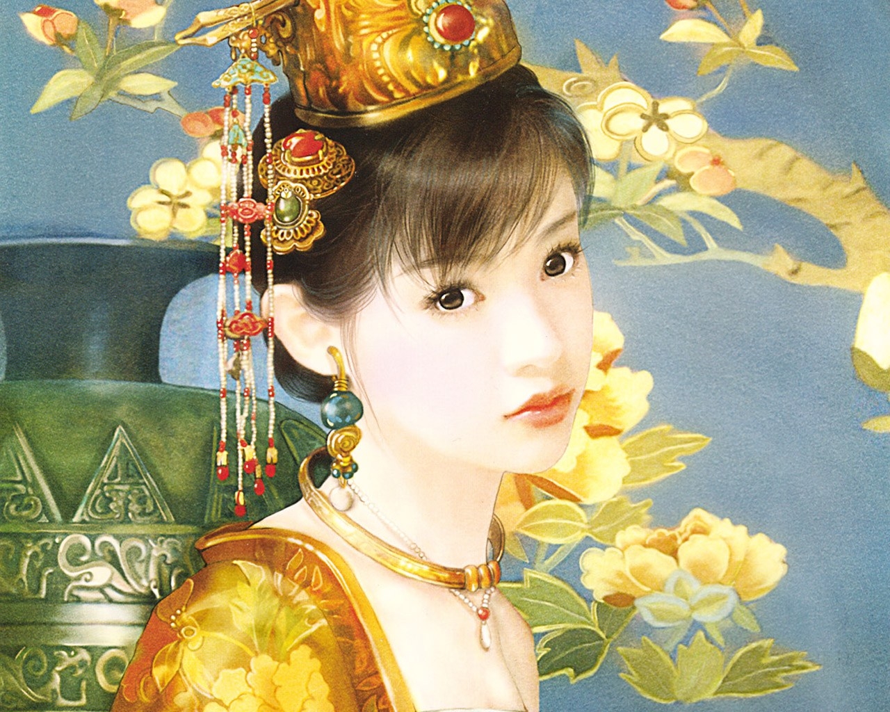 artistic, the ancient chinese beauty