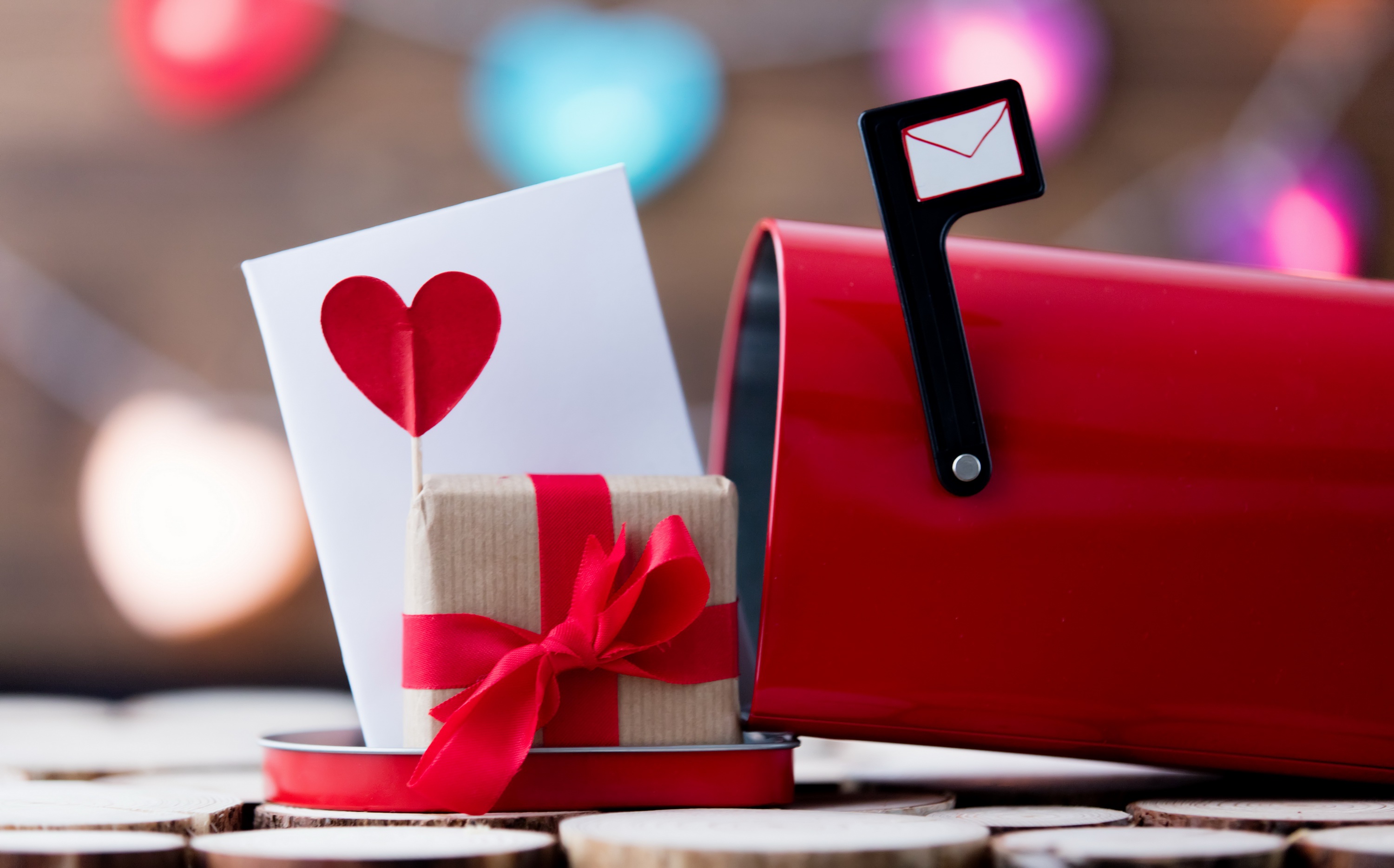 878509 Bild herunterladen feiertage, valentinstag, geschenk, brief, romantisch - Hintergrundbilder und Bildschirmschoner kostenlos