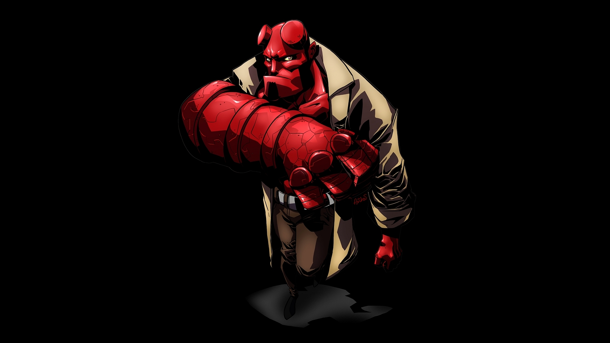 Baixe gratuitamente a imagem História Em Quadrinhos, Hellboy na área de trabalho do seu PC