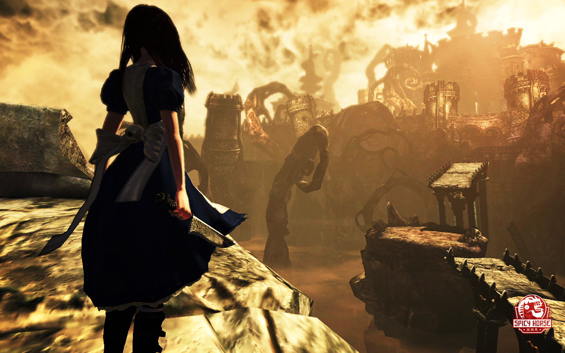 Baixe gratuitamente a imagem Alice: Madness Returns, Videogame na área de trabalho do seu PC