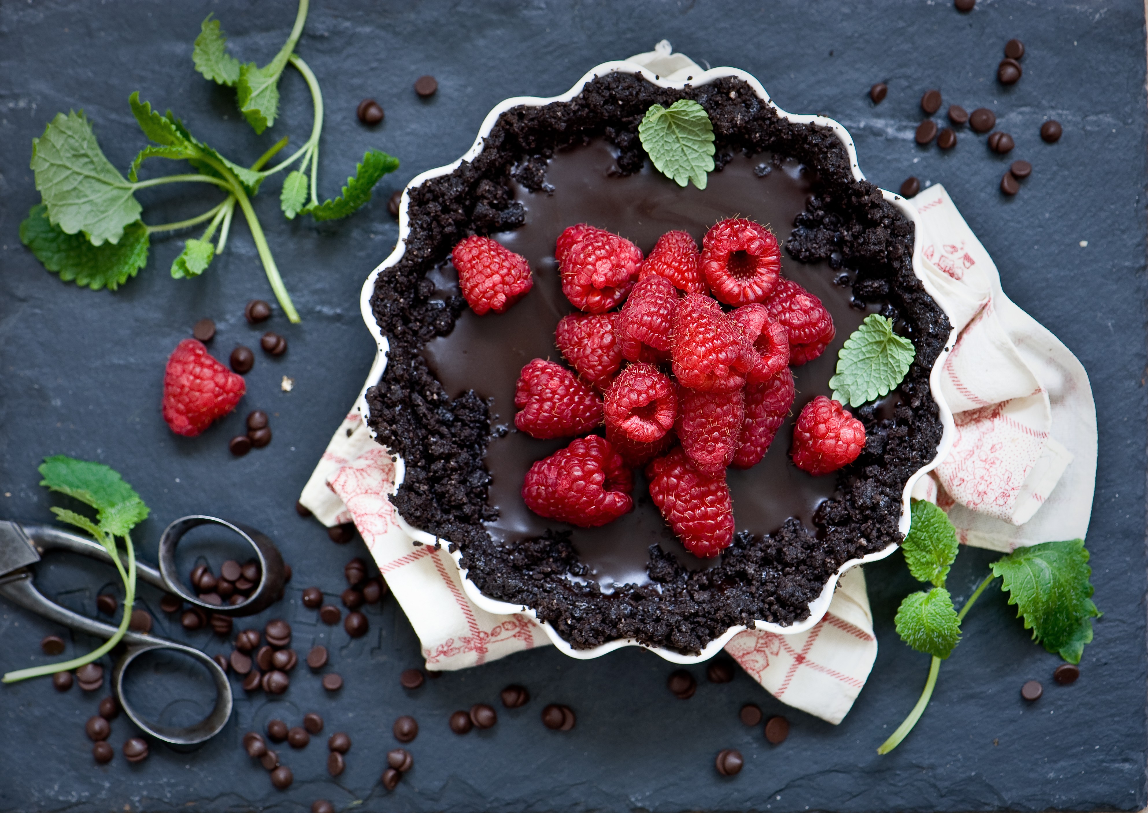 Download mobile wallpaper Food, Chocolate, Raspberry, Cake, Fruit, Pastry for free.