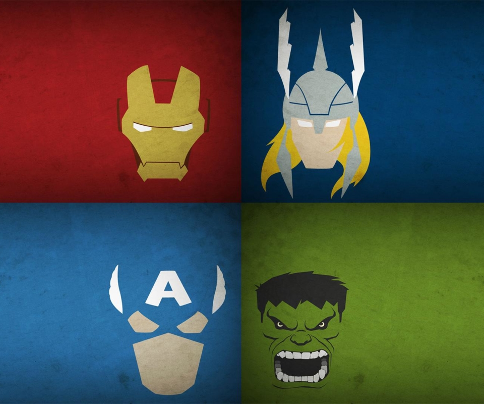 Download mobile wallpaper Hulk, Iron Man, Captain America, Avengers, Comics, Thor, The Avengers for free.