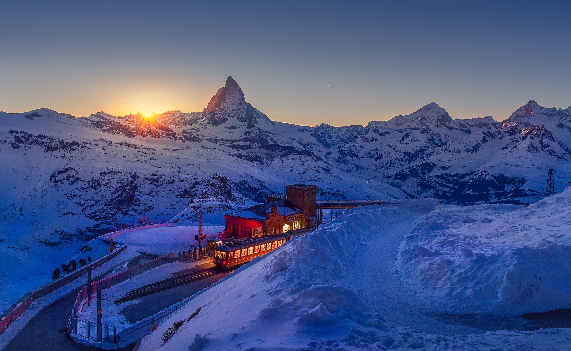 Téléchargez gratuitement l'image Hiver, Coucher De Soleil, Photographie sur le bureau de votre PC