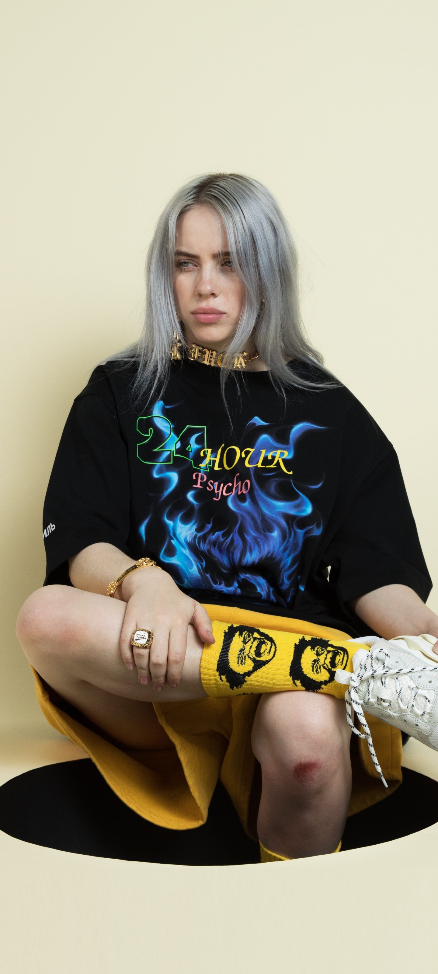 Handy-Wallpaper Musik, Sänger, Amerikanisch, Billie Eilish kostenlos herunterladen.