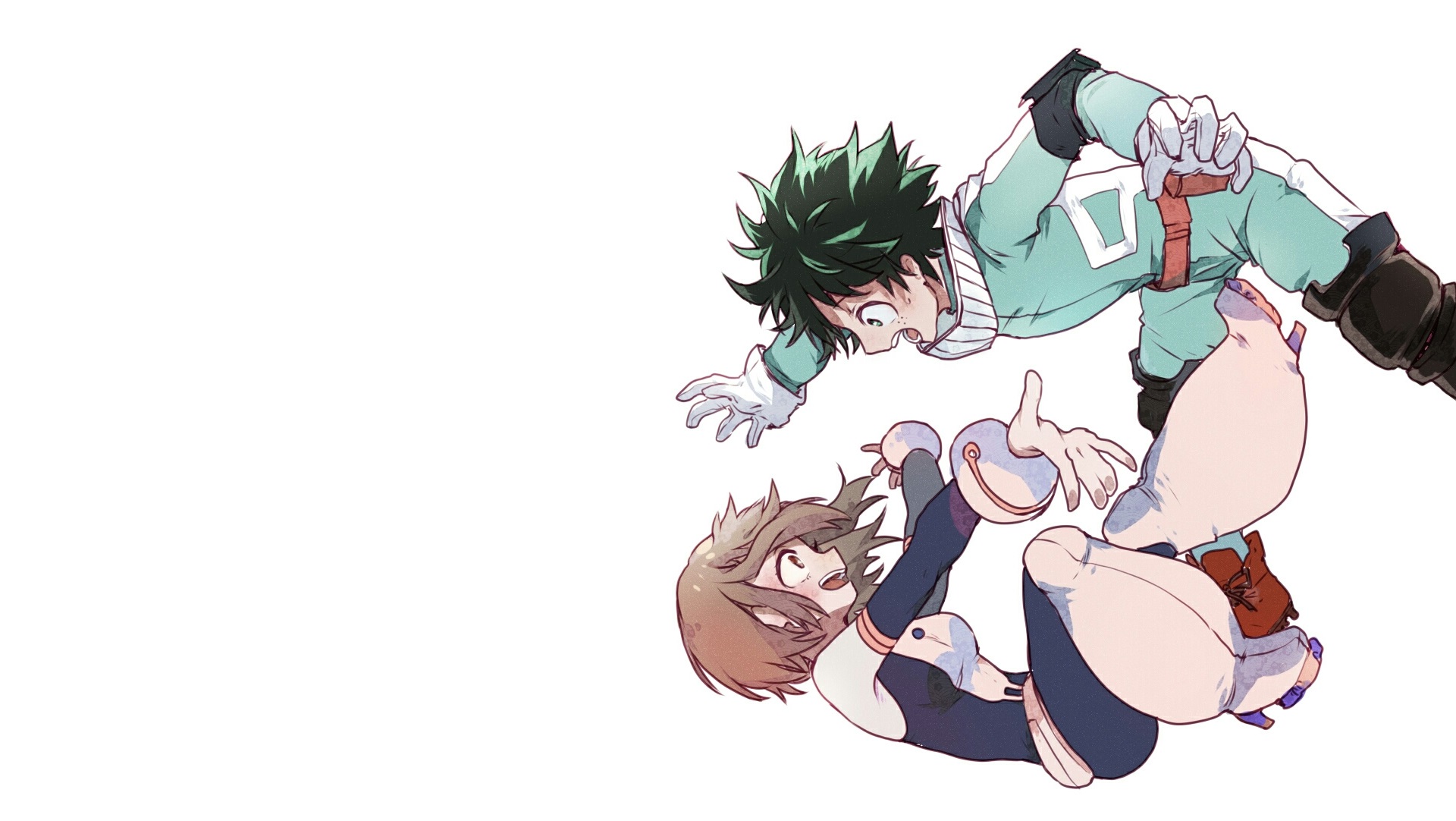 Baixar papel de parede para celular de Anime, Izuku Midoriya, Minha Academia De Heróis, Ochaco Uraraka gratuito.