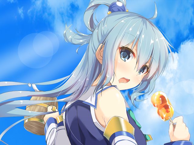 Laden Sie das Animes, Konosuba: God's Blessing On This Wonderful World!, Aqua (Konosuba), Konosuba-Bild kostenlos auf Ihren PC-Desktop herunter