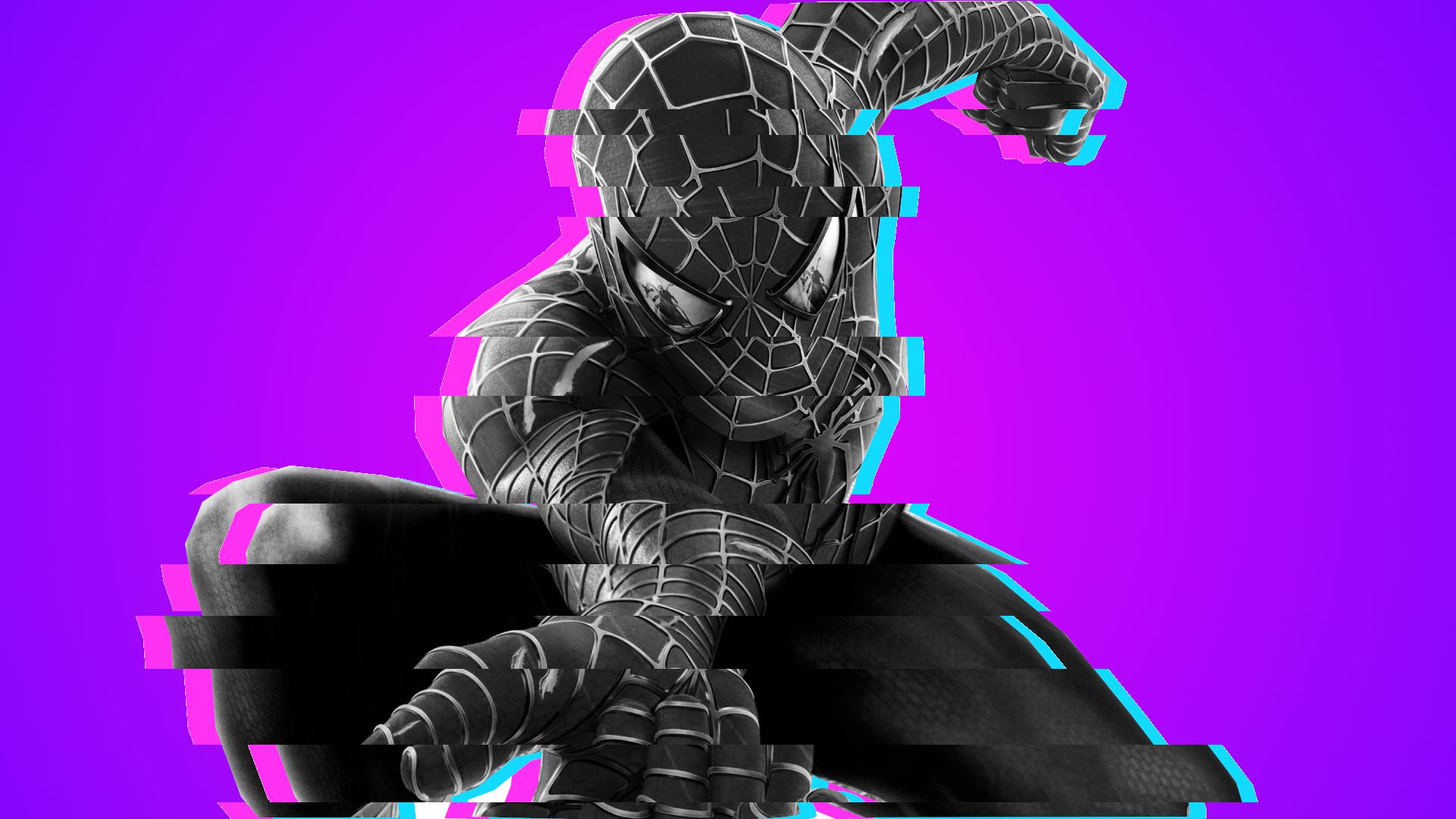 Download mobile wallpaper Spider Man, Glitch, Movie, Spider Man 3 for free.