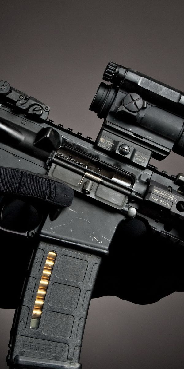 Simplistic Rifle Wallpaper Desktop wallpaper: Weapons, Assault Rifle 4K free download for PC. 574759
