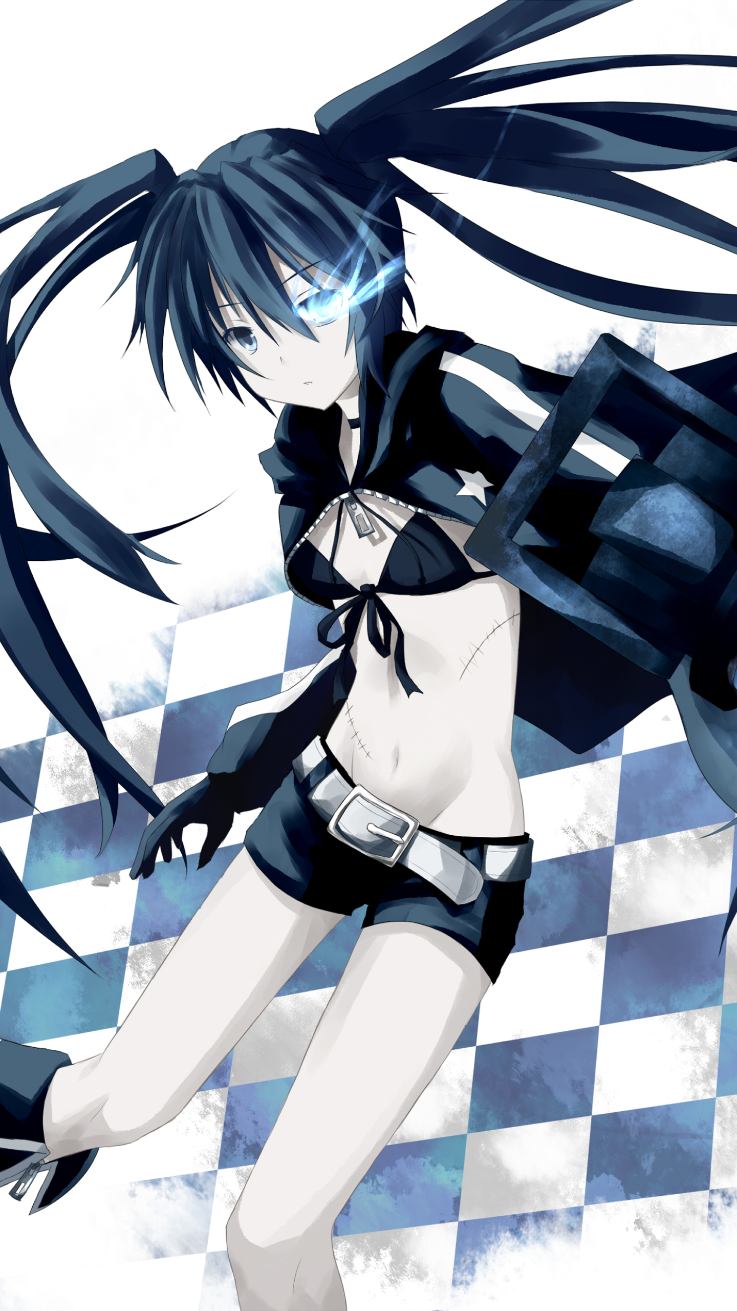 Download mobile wallpaper Anime, Black Rock Shooter for free.