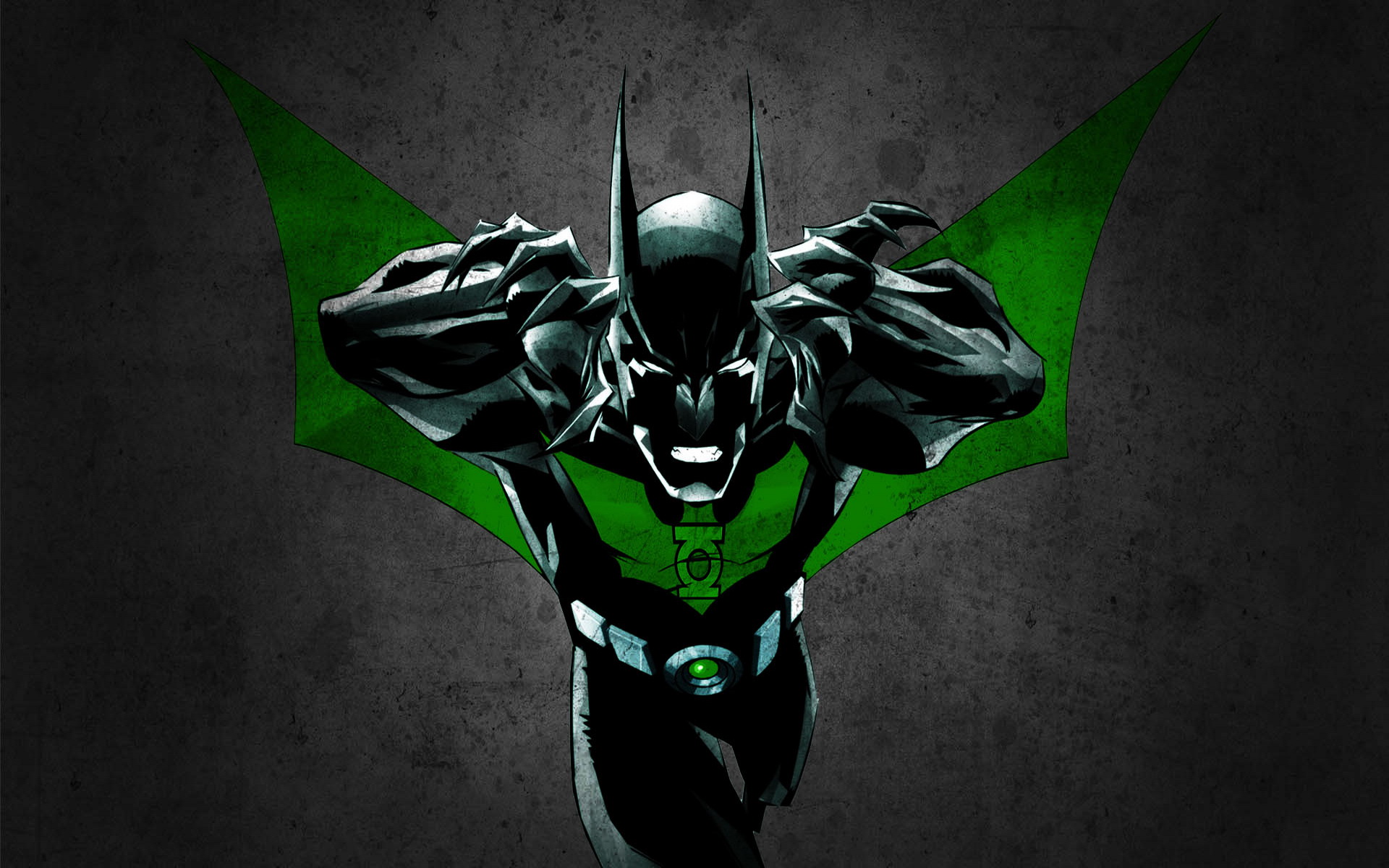 Скачать картинку Бэтмен Будущего, Зелёный Фонарь, Бэтмен, Комиксы в телефон бесплатно.