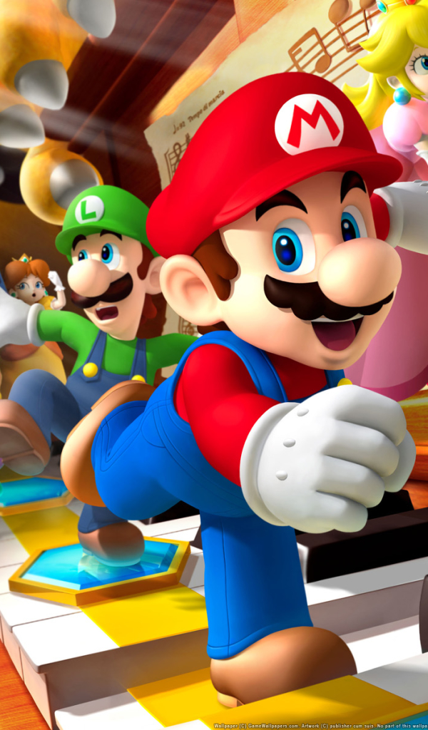 Скачати мобільні шпалери Маріо, Відеогра, Луїджі, Mario Party Ds безкоштовно.