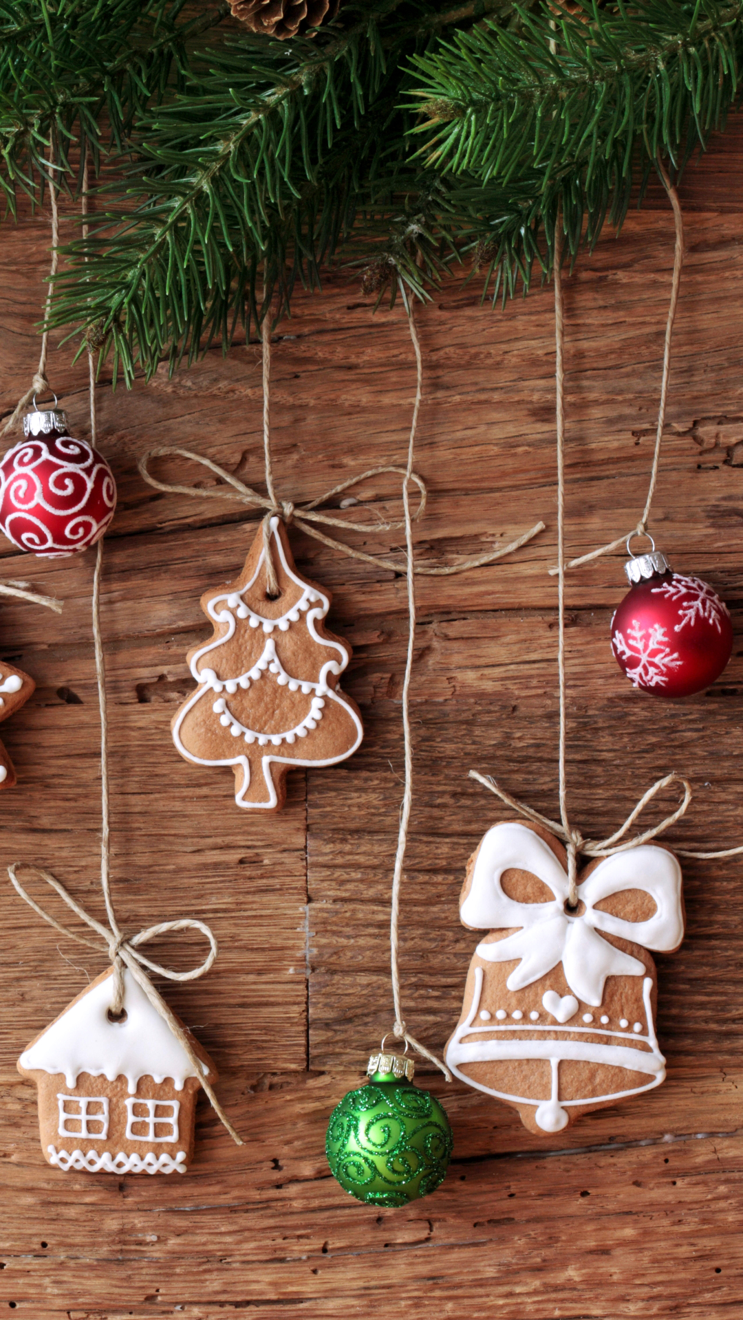 Téléchargez des papiers peints mobile Noël, Vacances, Décorations De Noël, Biscuit, Pain D'épice, Vacance gratuitement.