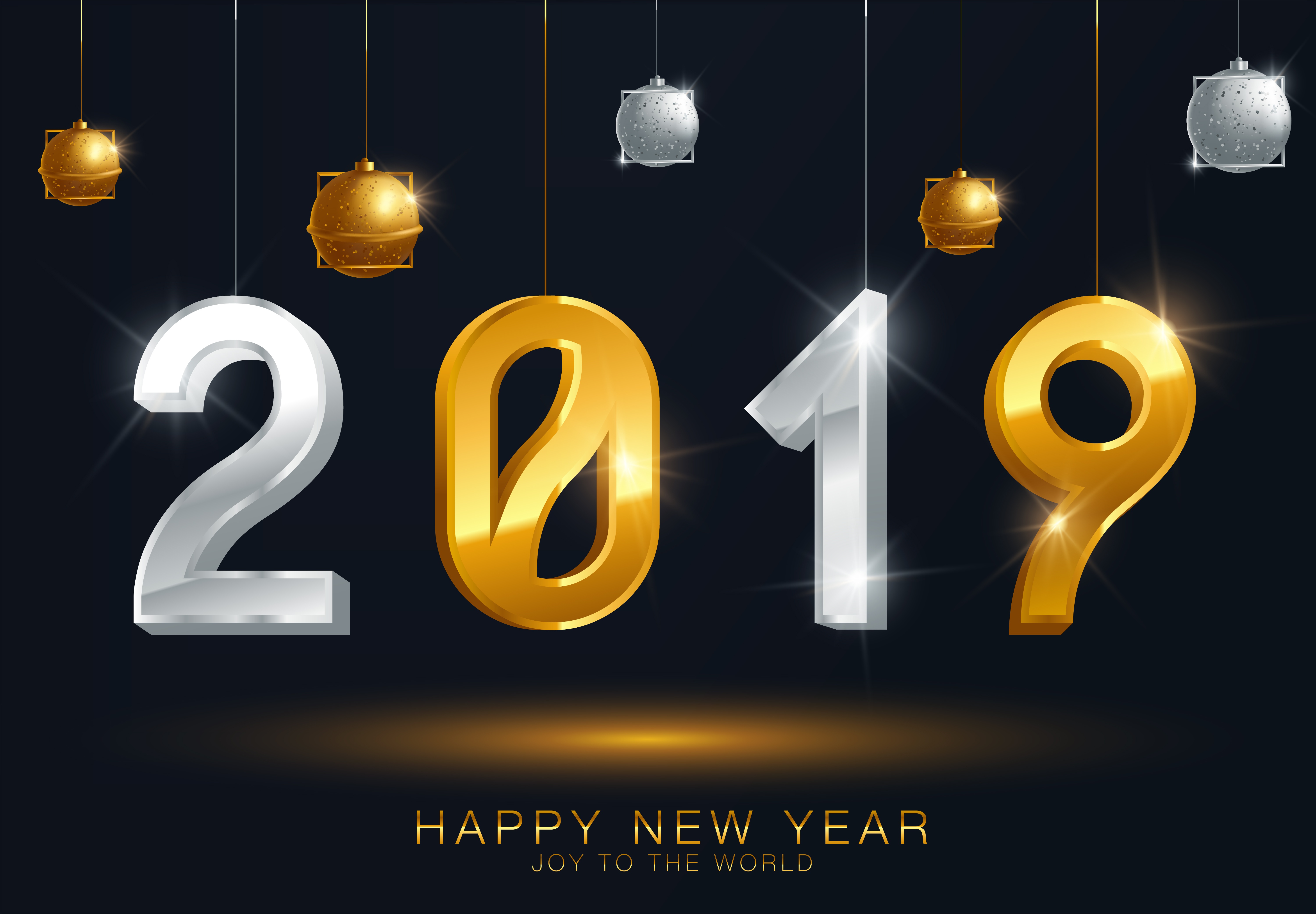 Handy-Wallpaper Feiertage, Neujahr, Frohes Neues Jahr, Neujahr 2019 kostenlos herunterladen.