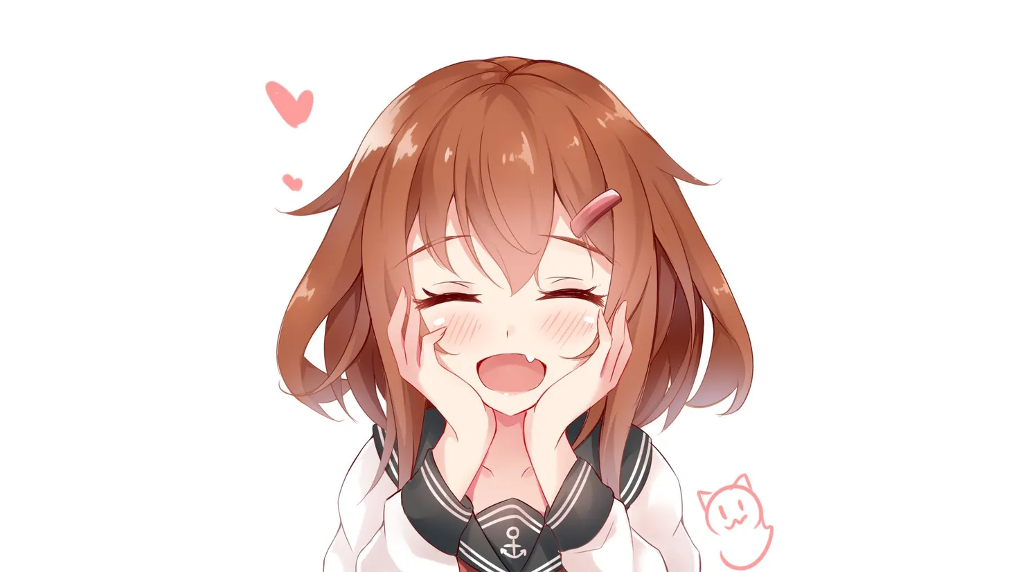 Pc Wallpaper Computer Design Desktop wallpaper: Anime, Kantai Collection, Ikazuchi (Kancolle) 4K ...