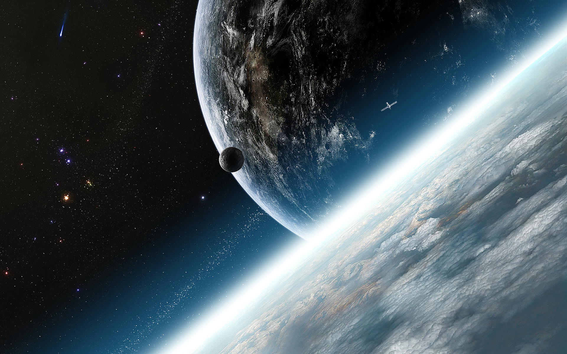 Handy-Wallpaper Planeten, Science Fiction kostenlos herunterladen.