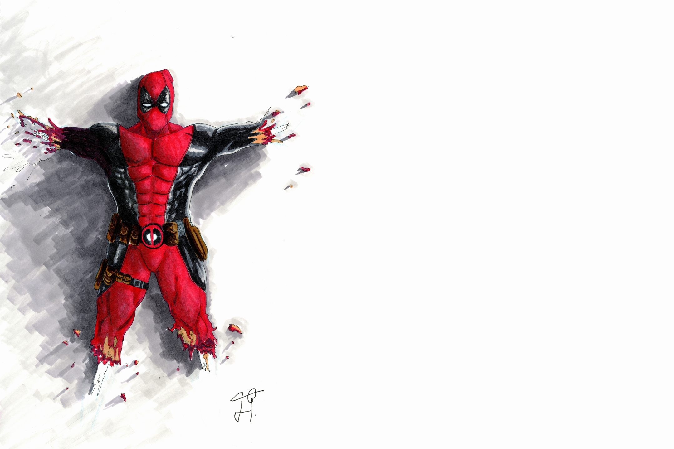 Free download wallpaper Deadpool, Comics on your PC desktop