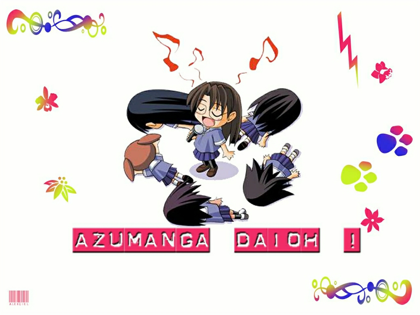 Téléchargez gratuitement l'image Animé, Azumanga Daiô sur le bureau de votre PC