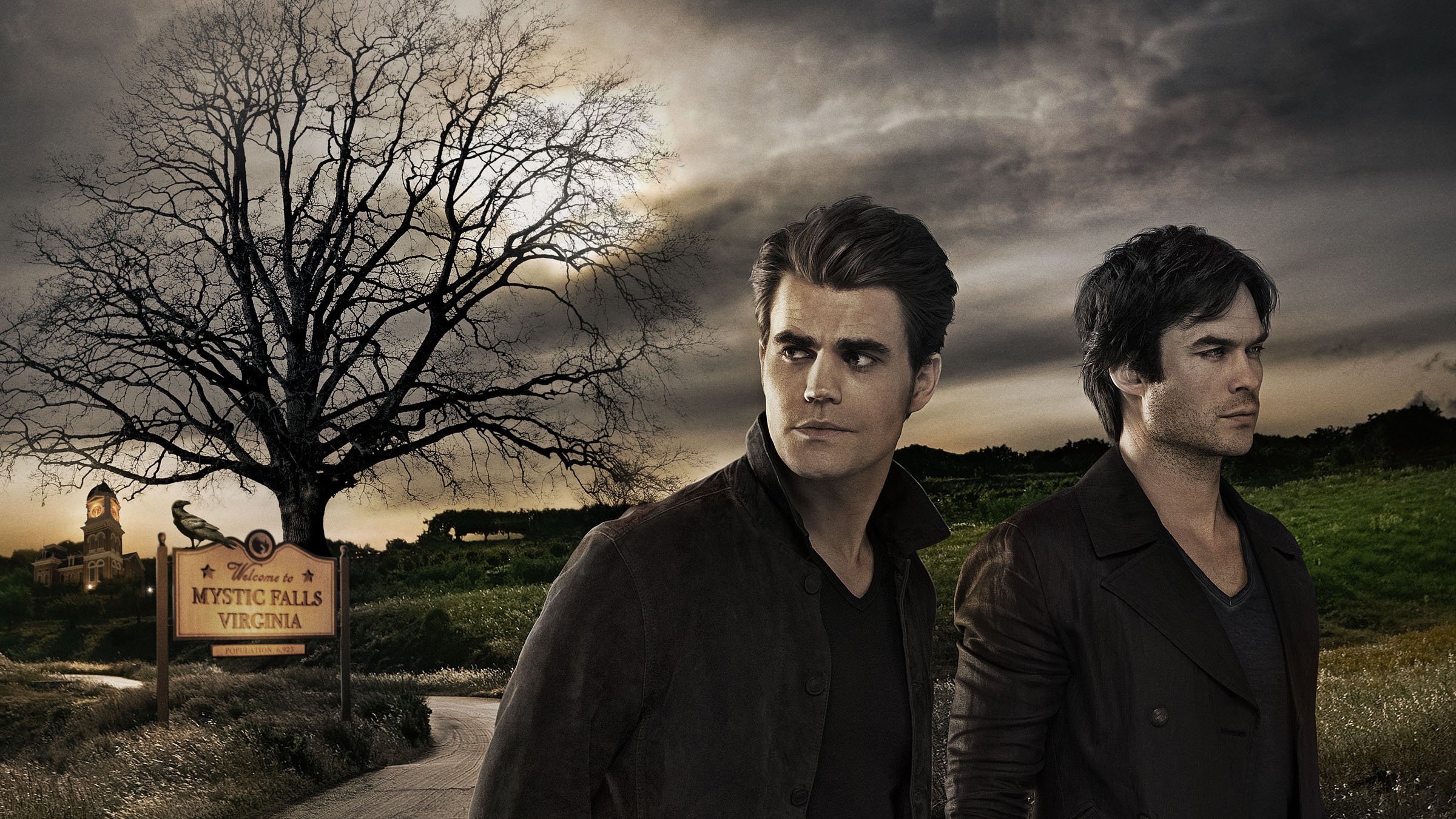 Handy-Wallpaper Vampire Diaries, Fernsehserien kostenlos herunterladen.