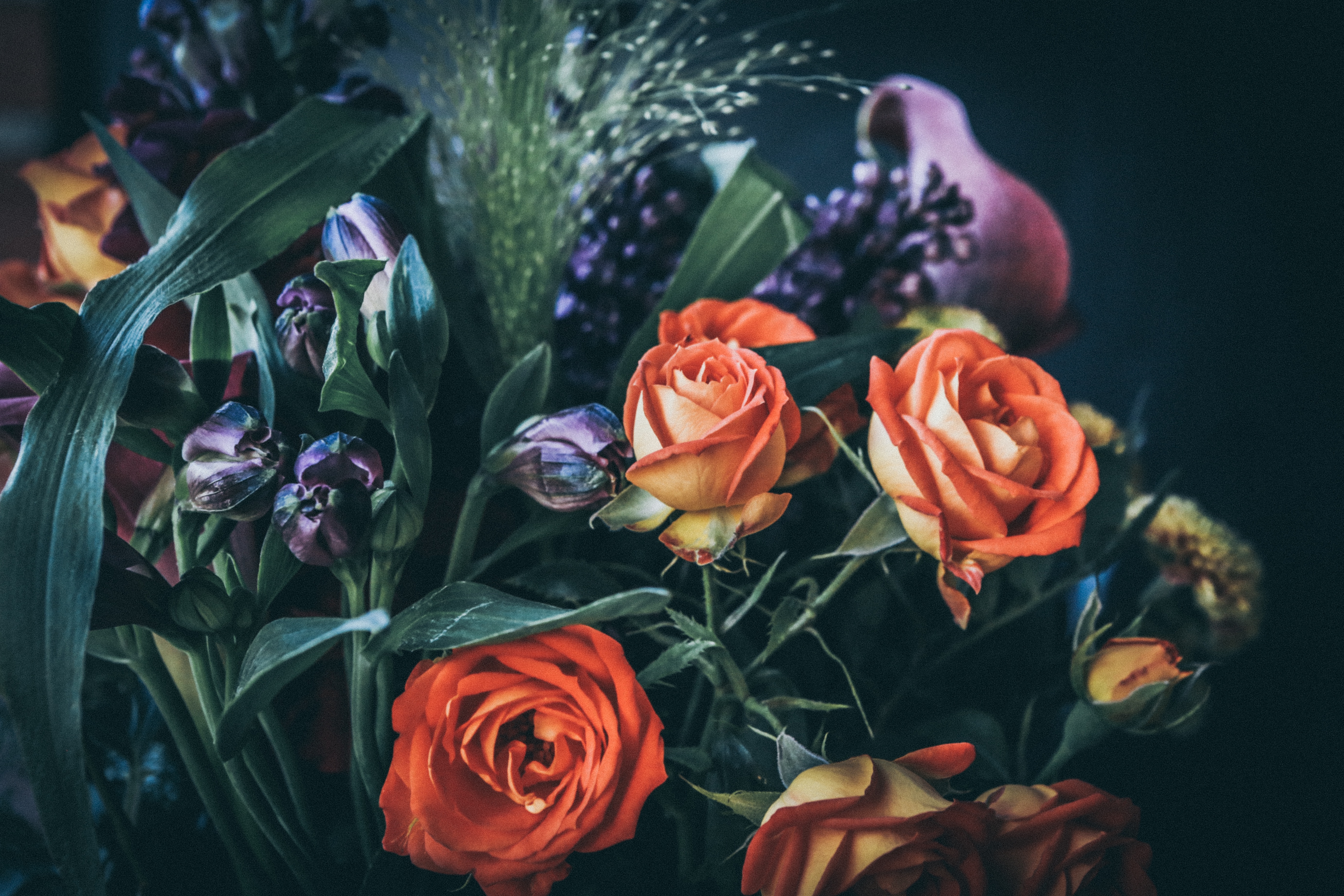 Free download wallpaper Flowers, Roses, Bouquet, Composition on your PC desktop