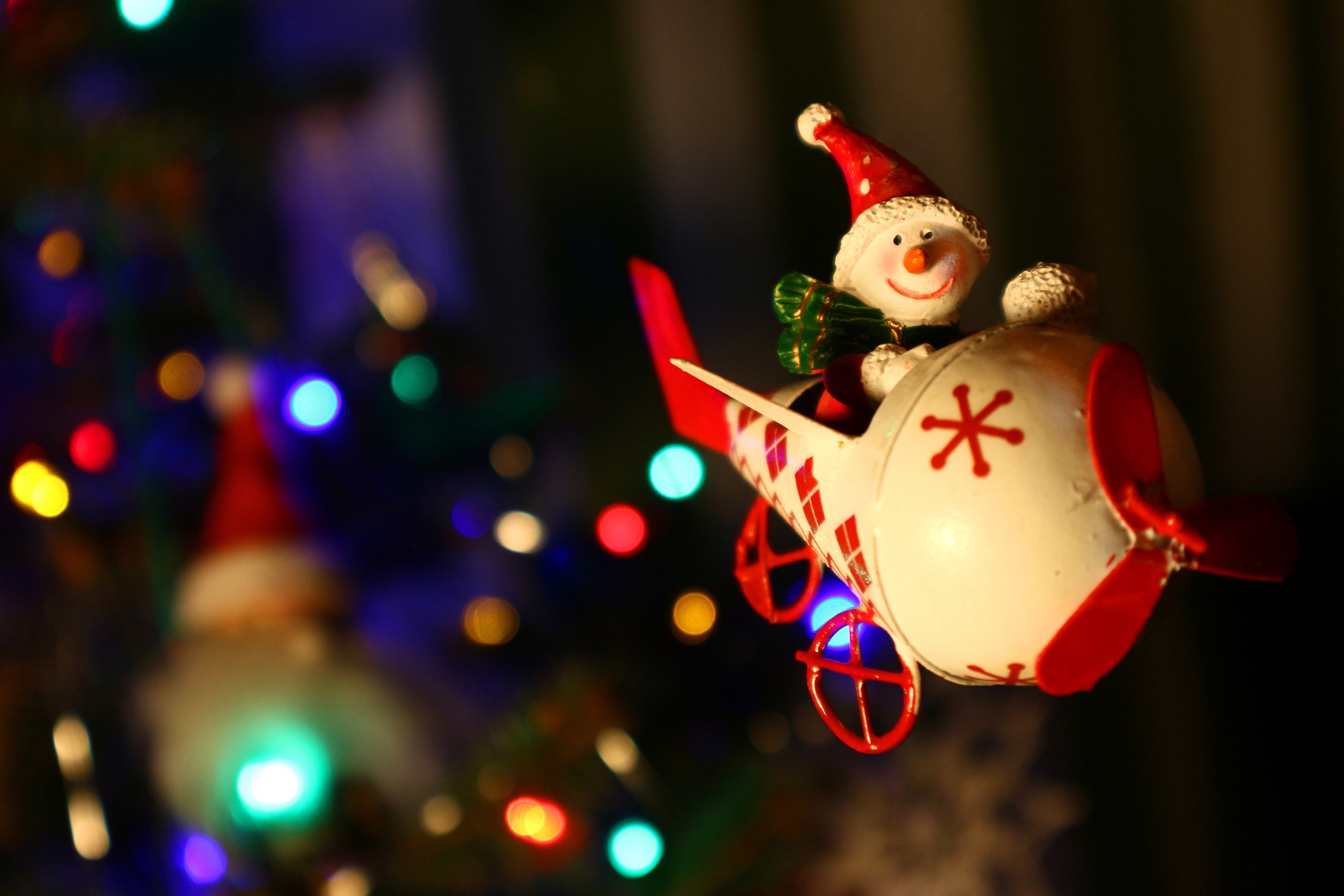 Handy-Wallpaper Feiertage, Weihnachten, Schneemann, Weihnachtsschmuck kostenlos herunterladen.