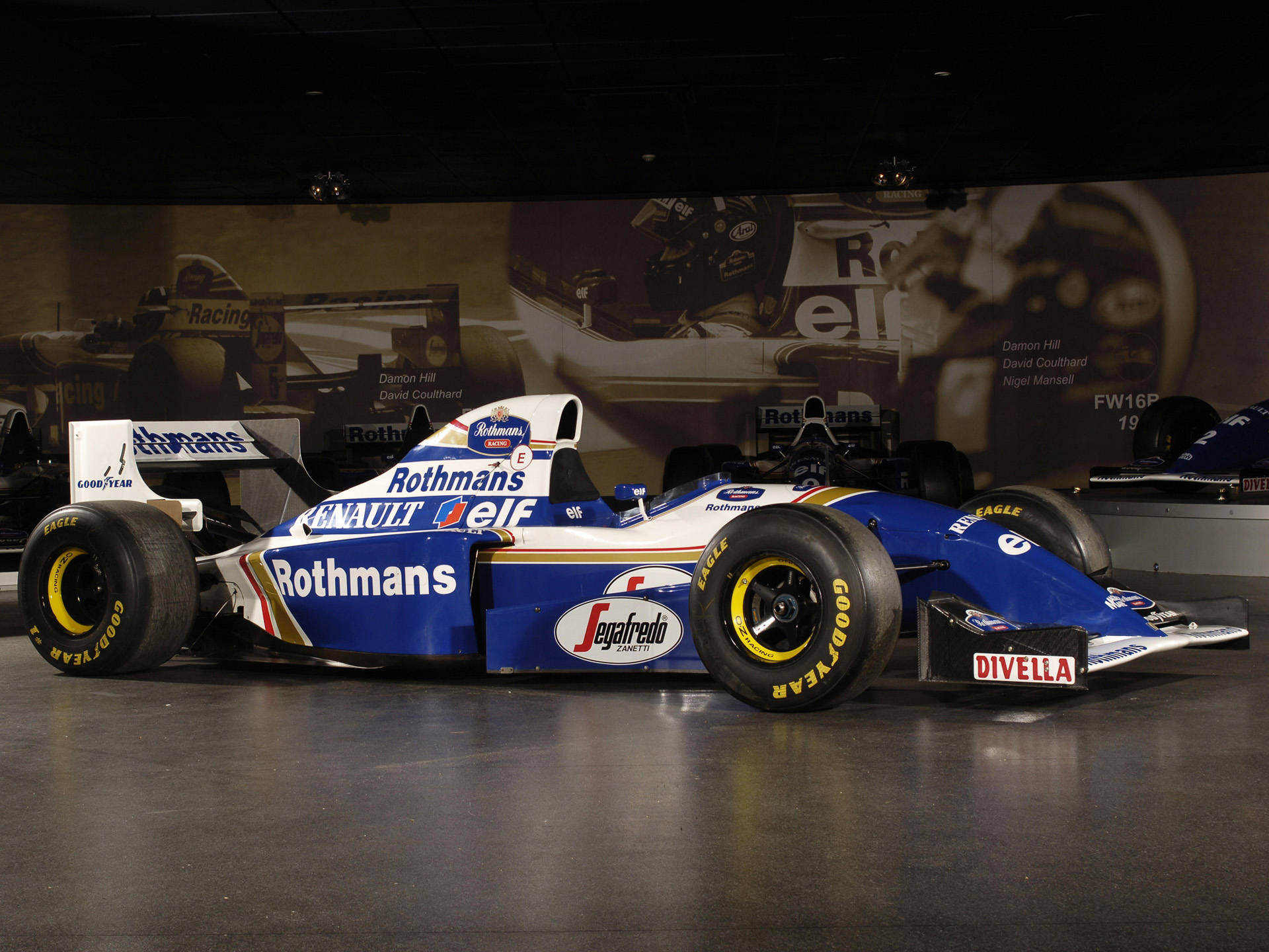 Популярні заставки і фони Williams Fw16B на комп'ютер