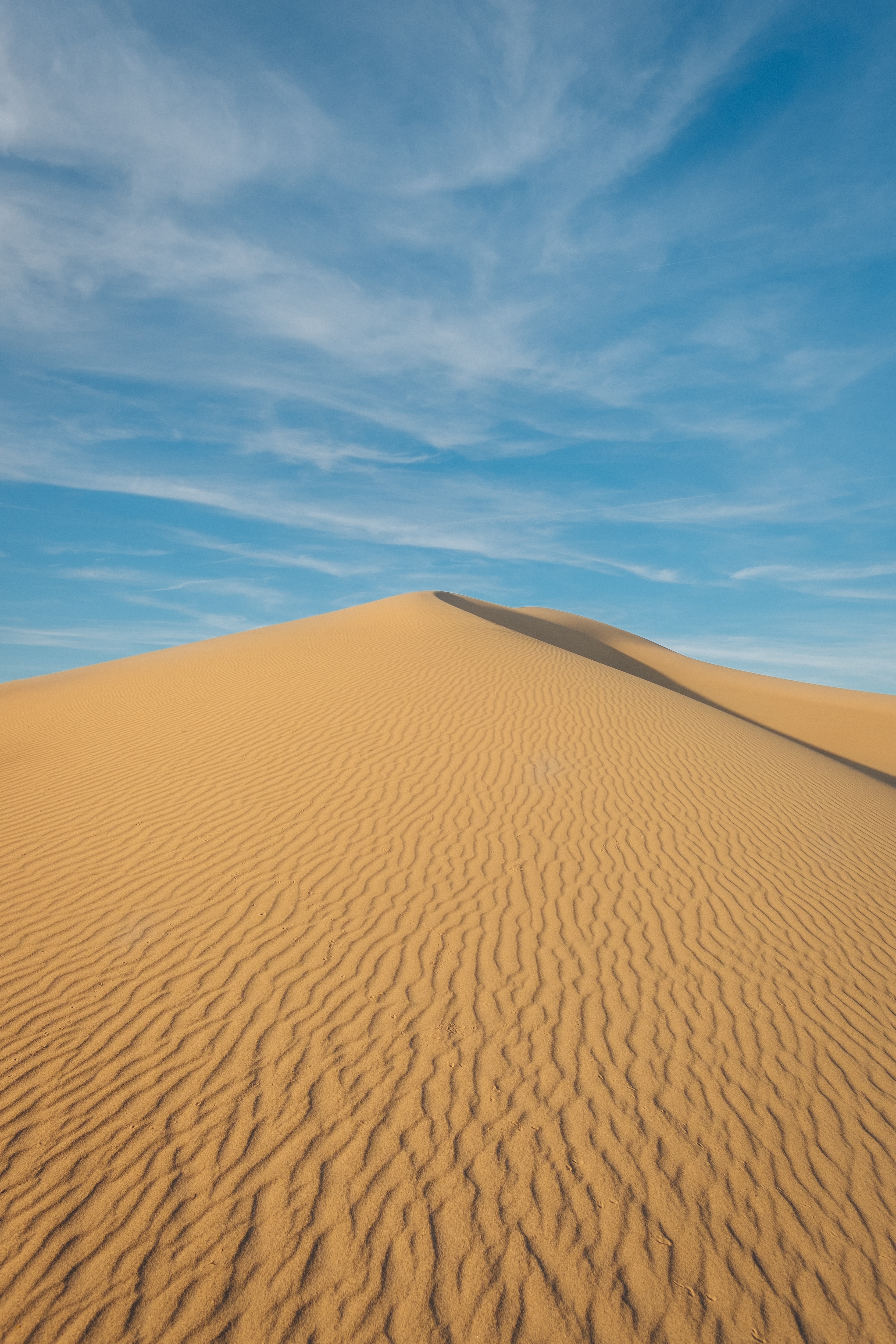 130118 завантажити картинку пейзаж, природа, пісок, пустеля, холм, пагорбі, дюни, посилання - шпалери і заставки безкоштовно