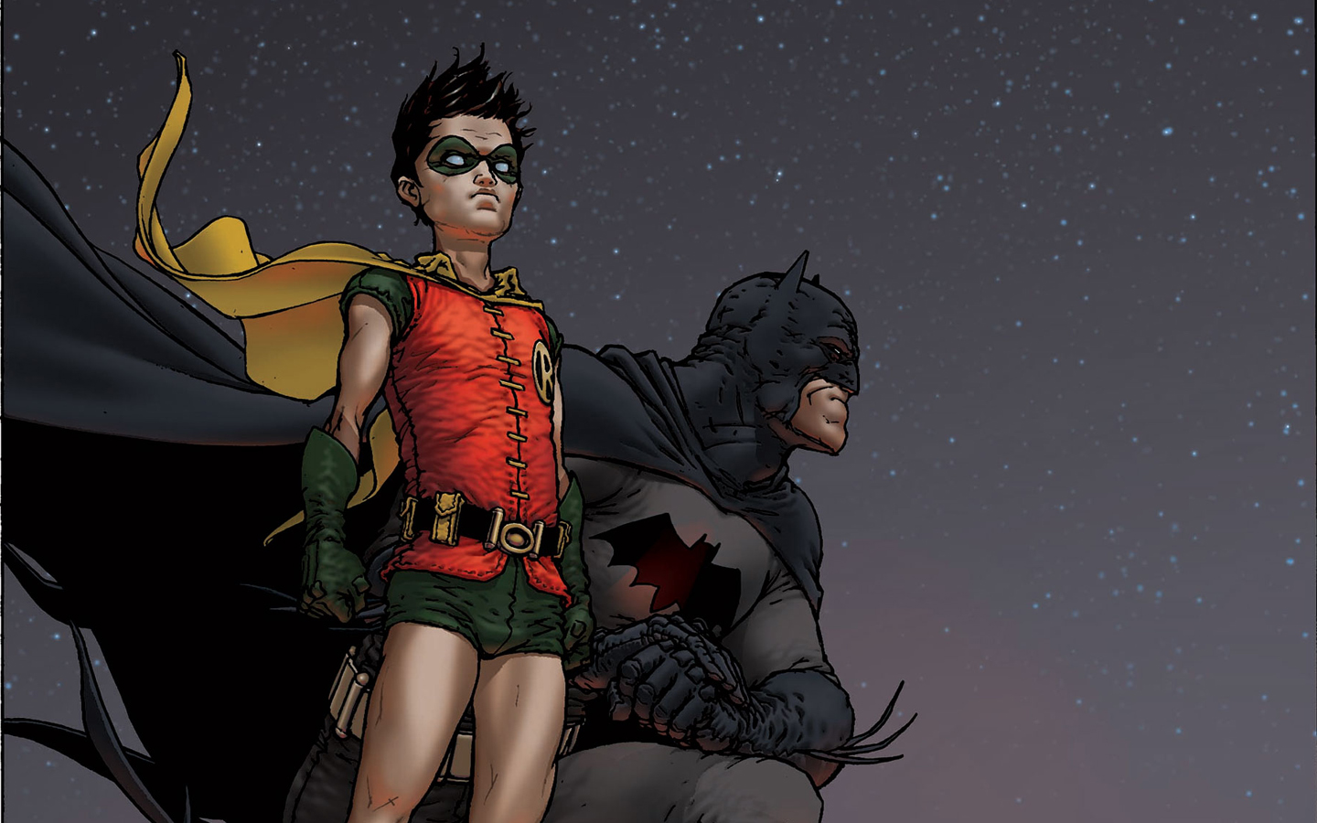 Handy-Wallpaper Batman & Robin, Robin (Dc Comics), Dick Grayson, Batman, The Batman, Comics kostenlos herunterladen.