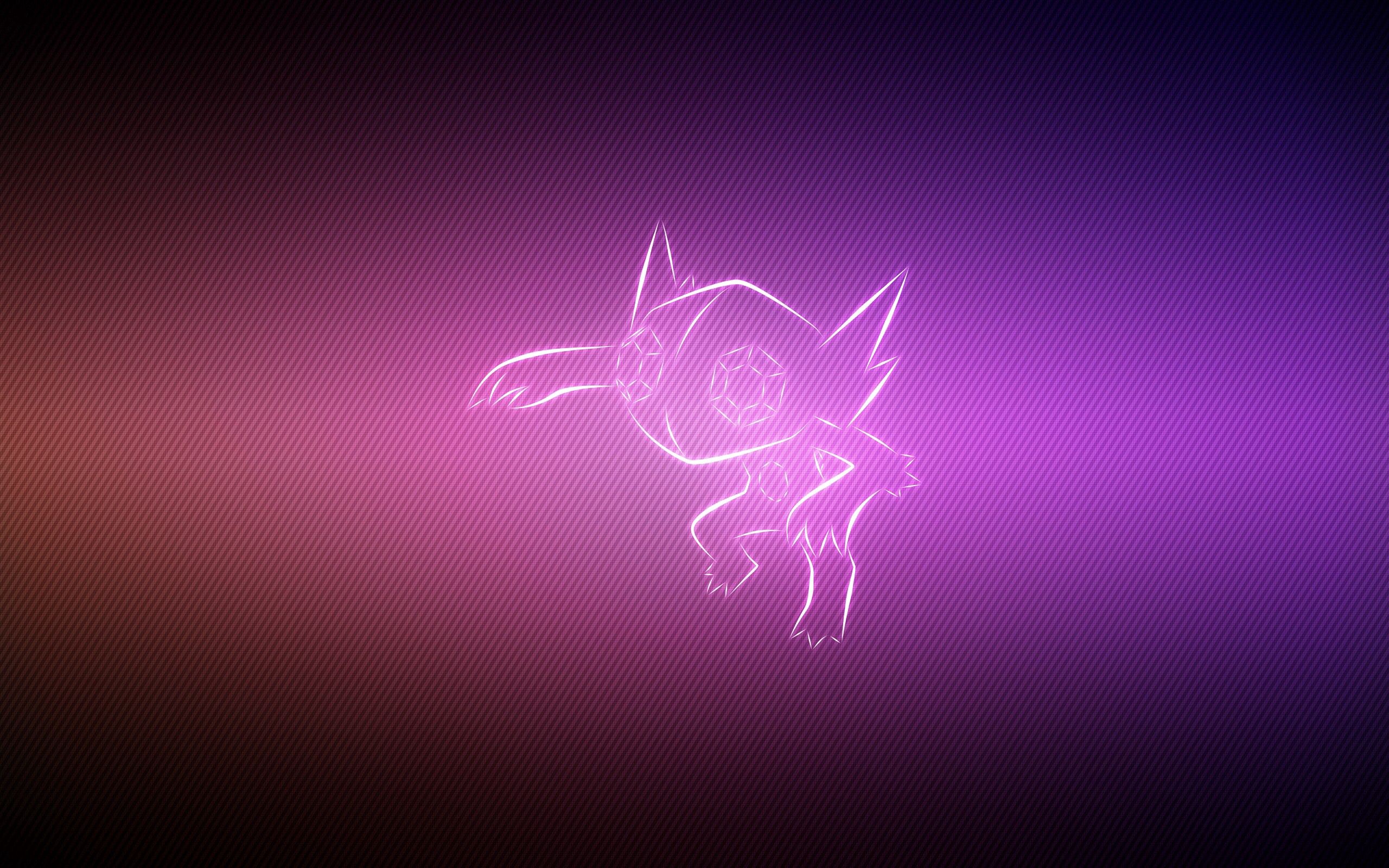 pokemon, pokémon, background, lilac, vector, sableye HD wallpaper