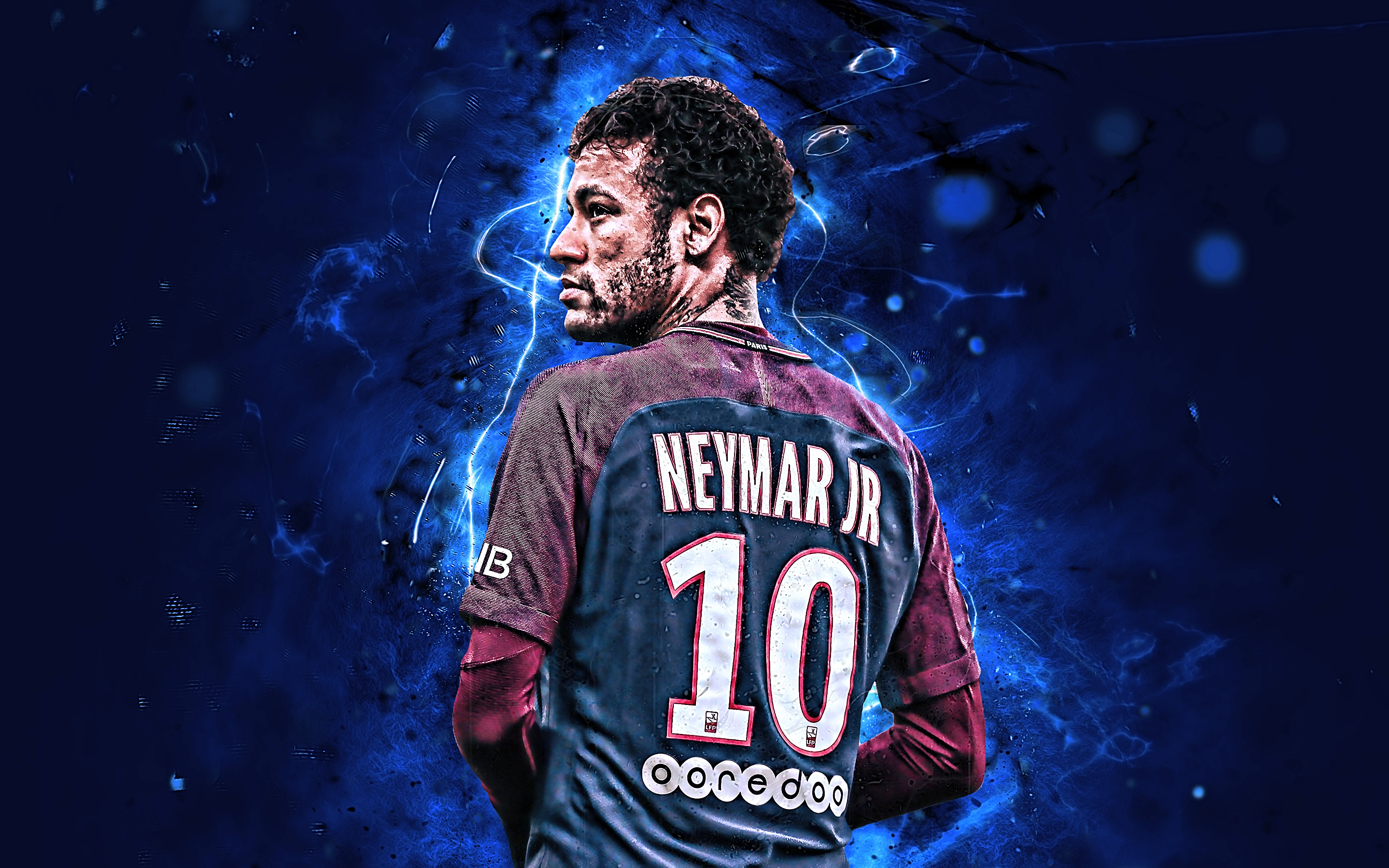 Laden Sie das Sport, Fußball, Paris Saint Germain, Brasilianisch, Neymar-Bild kostenlos auf Ihren PC-Desktop herunter