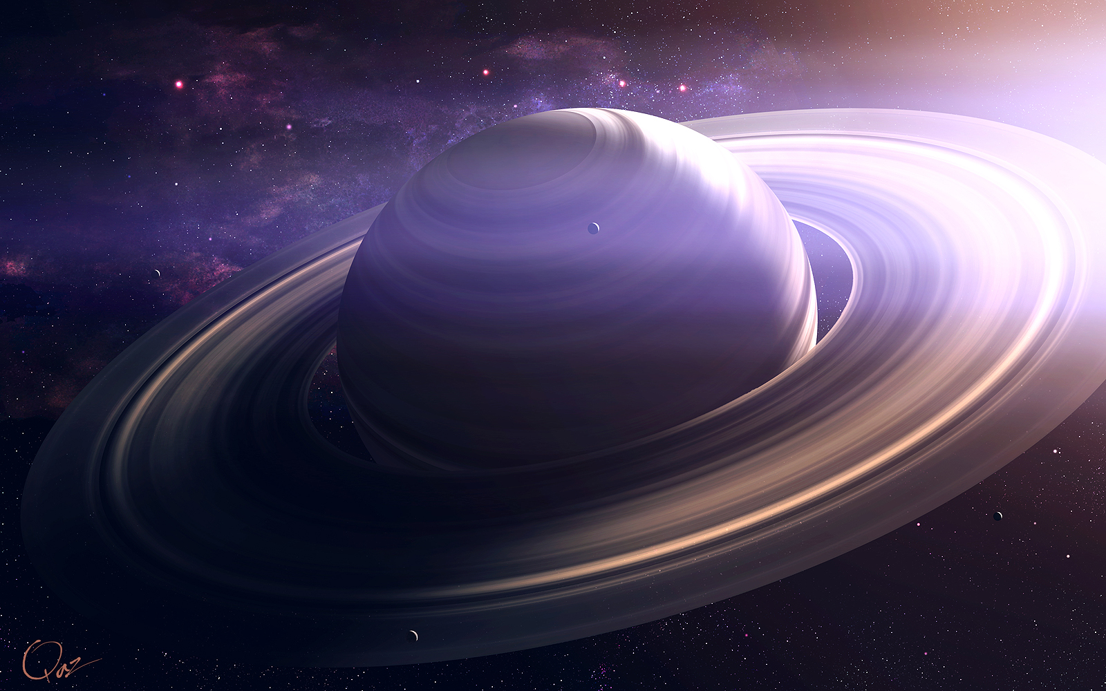 saturn, sci fi, planetary ring, planet