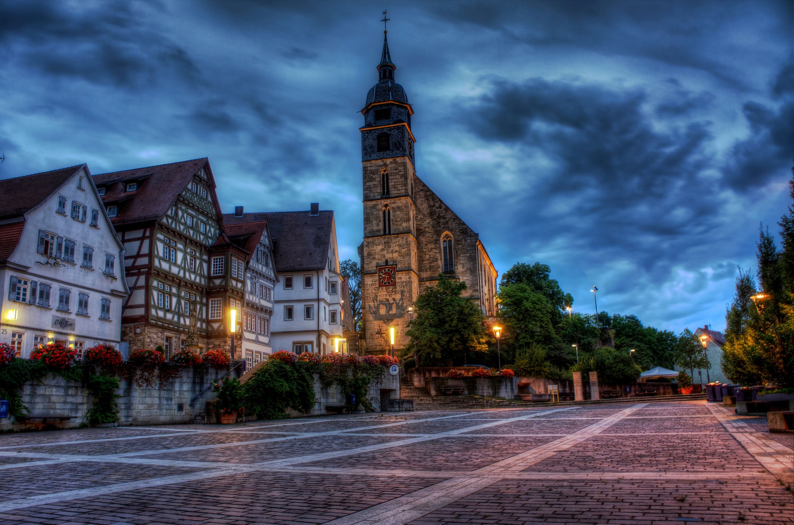 Free download wallpaper Architecture, Building, Church, Germany, Town, Man Made, Towns on your PC desktop
