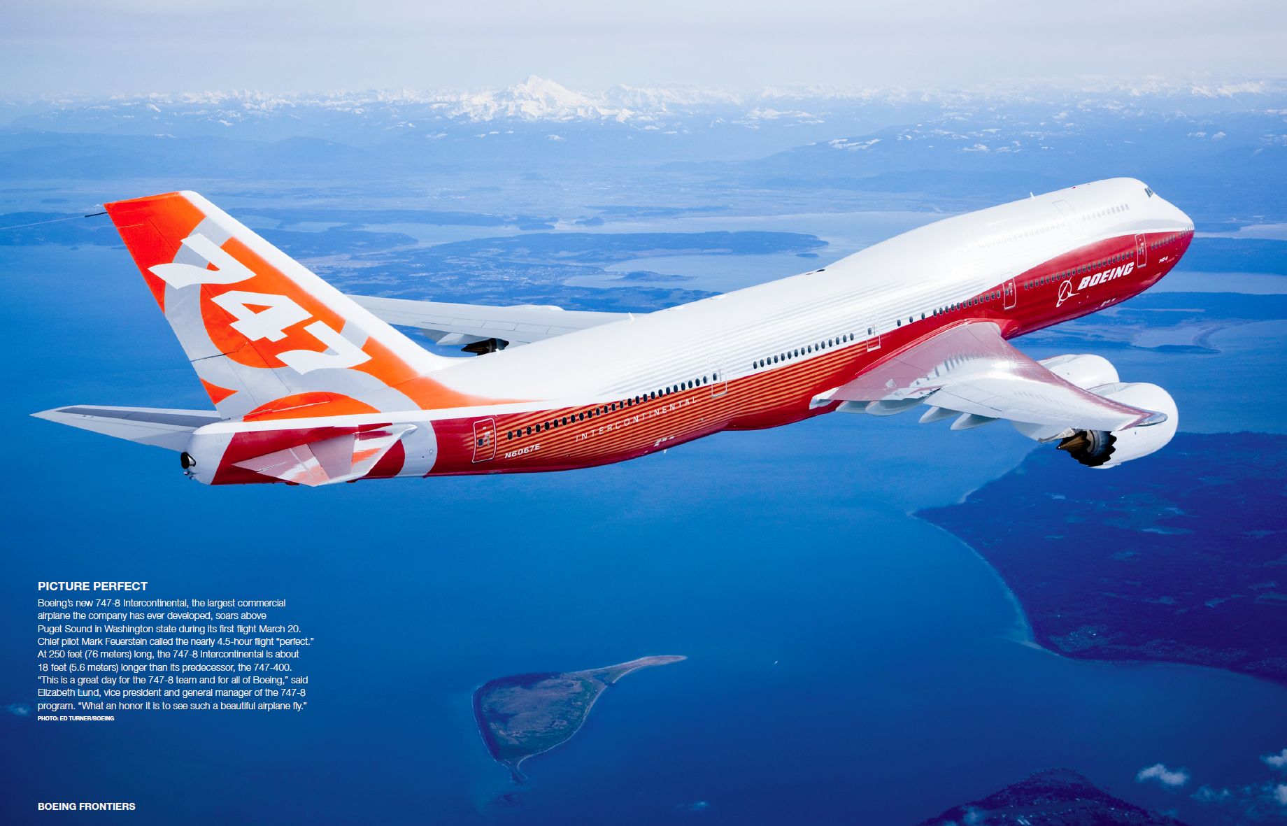 Скачать картинку Боинг 747 8, Самолет, Транспортные Средства в телефон бесплатно.