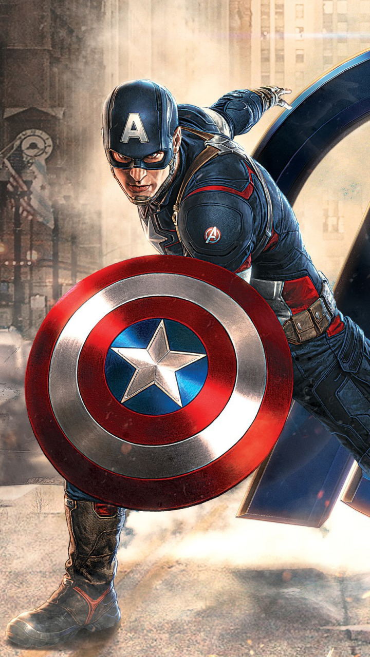 Descarga gratuita de fondo de pantalla para móvil de Los Vengadores, Películas, Capitan América, Capitan America, Vengadores.