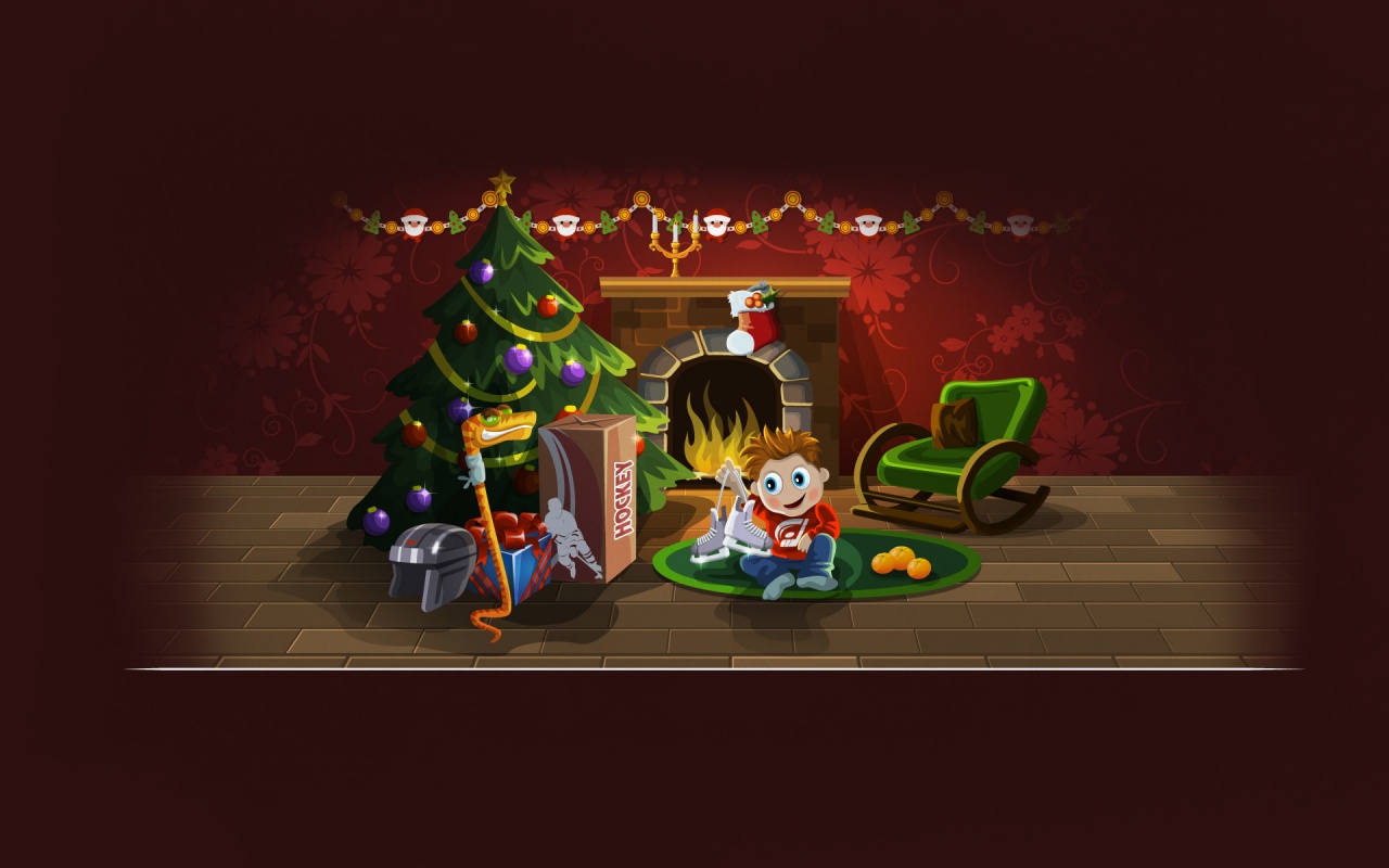 Descarga gratuita de fondo de pantalla para móvil de Navidad, Día Festivo, Juguete, Niño, Árbol De Navidad.