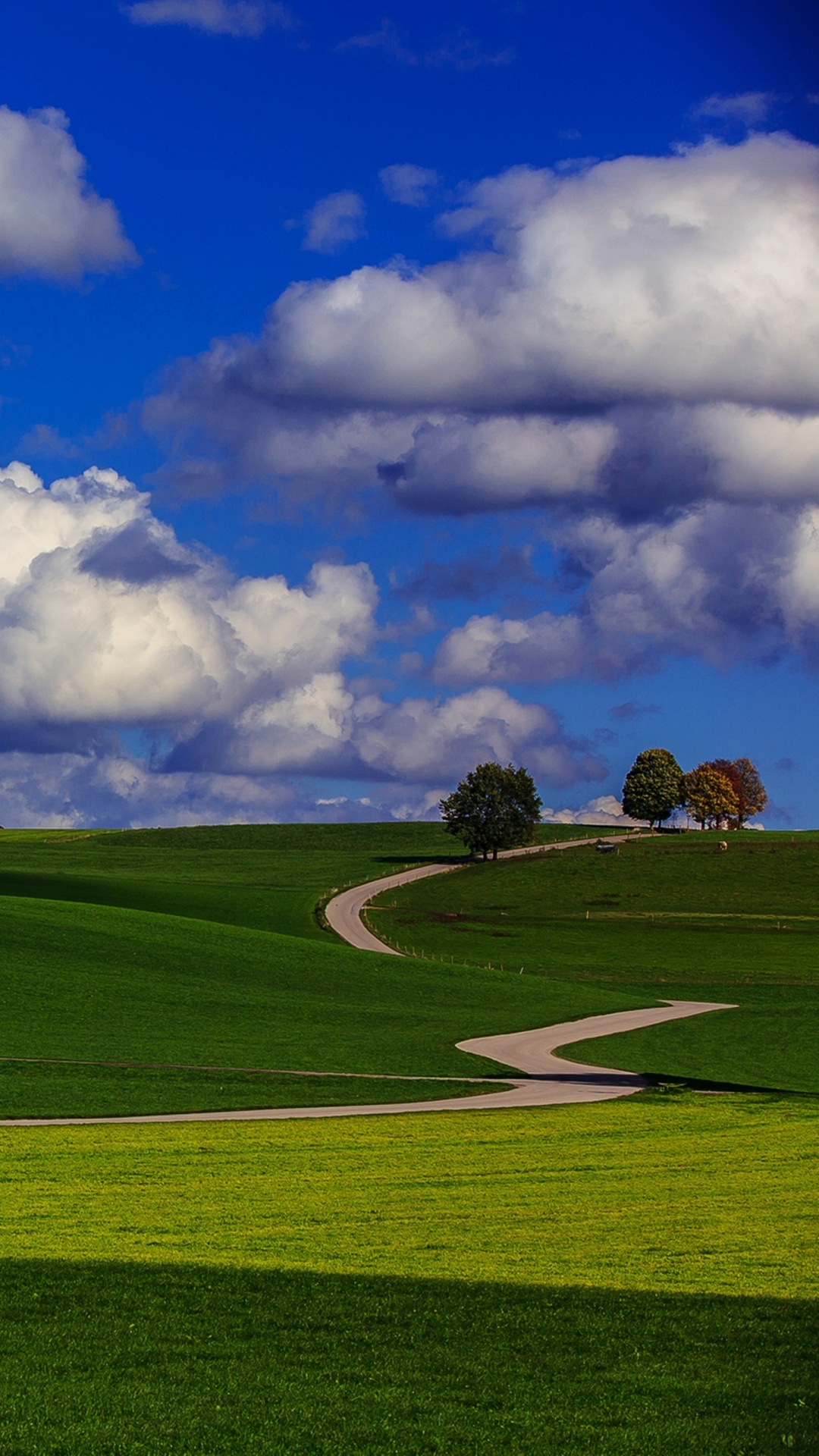 Download mobile wallpaper Landscape, Nature, Grass, Road, Earth, Cloud, Way, Photography, Countryside for free.