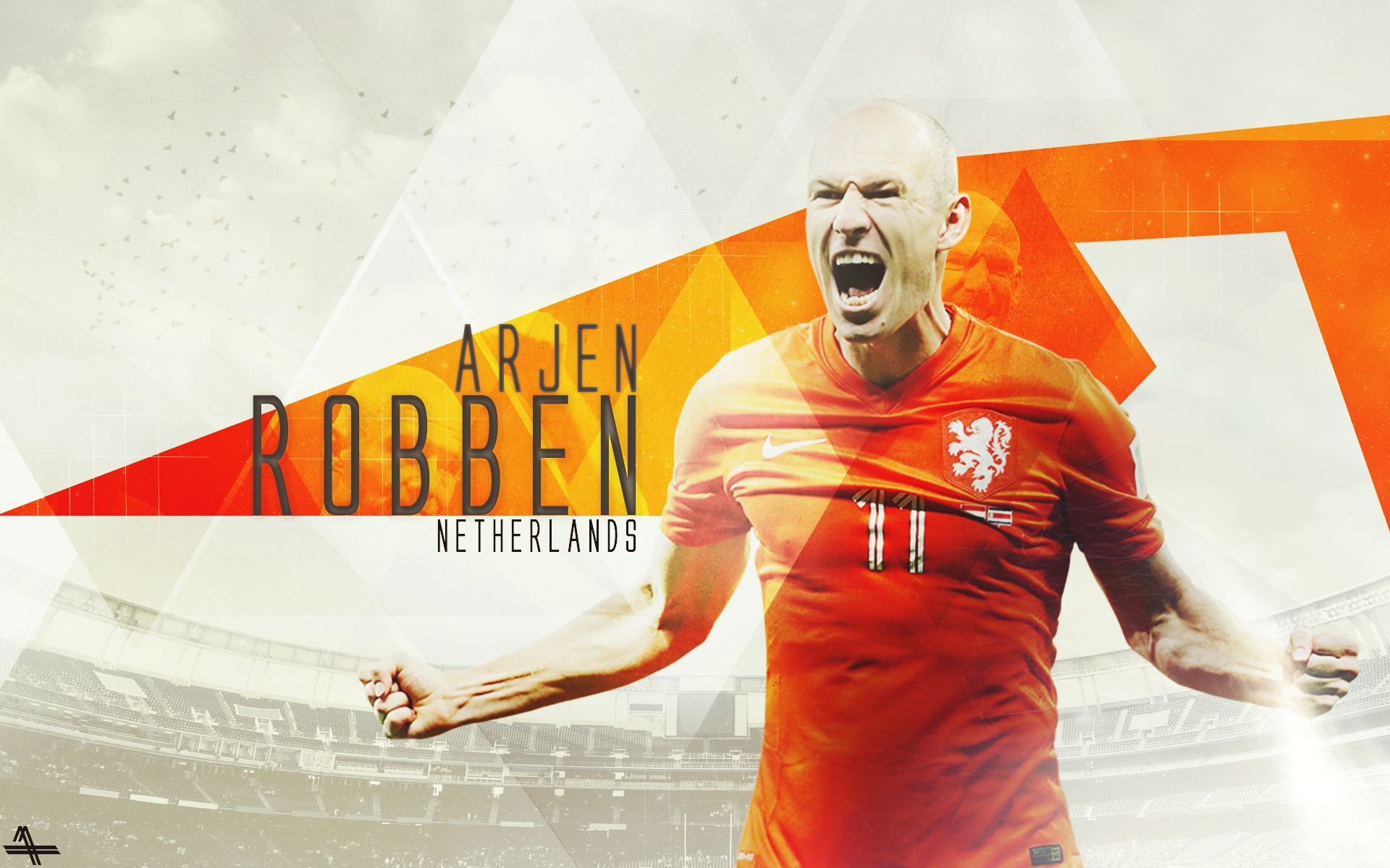 Descarga gratuita de fondo de pantalla para móvil de Fútbol, Deporte, Selección De Fútbol De Holanda, Arjen Robben.
