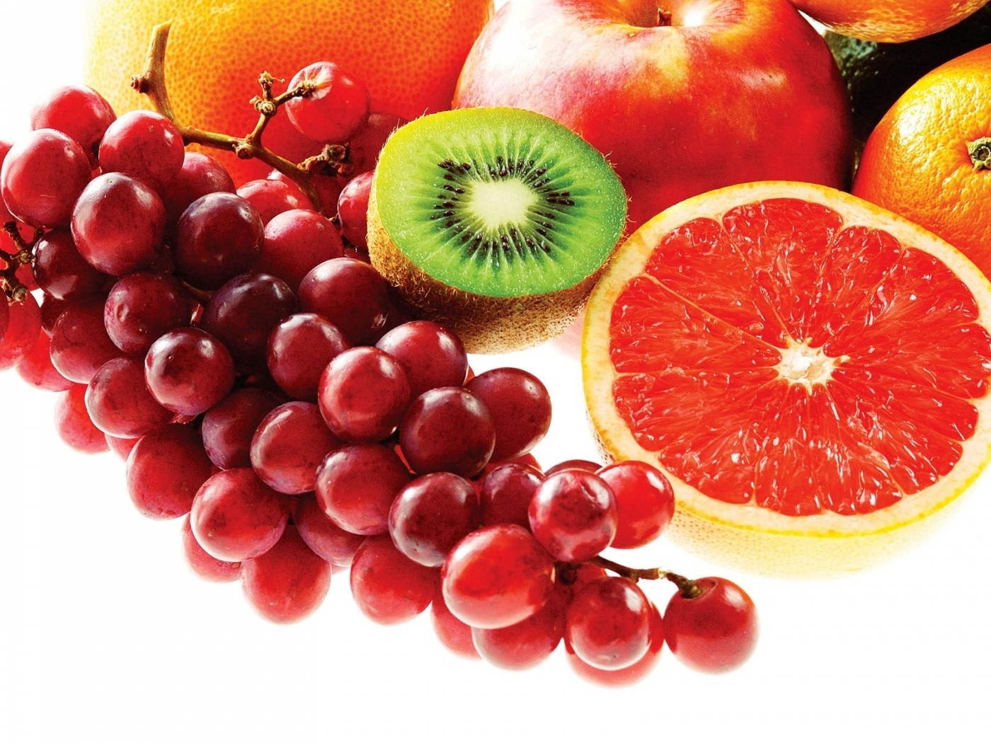 Baixe gratuitamente a imagem Frutas, Comida, Kiwi, Uvas na área de trabalho do seu PC