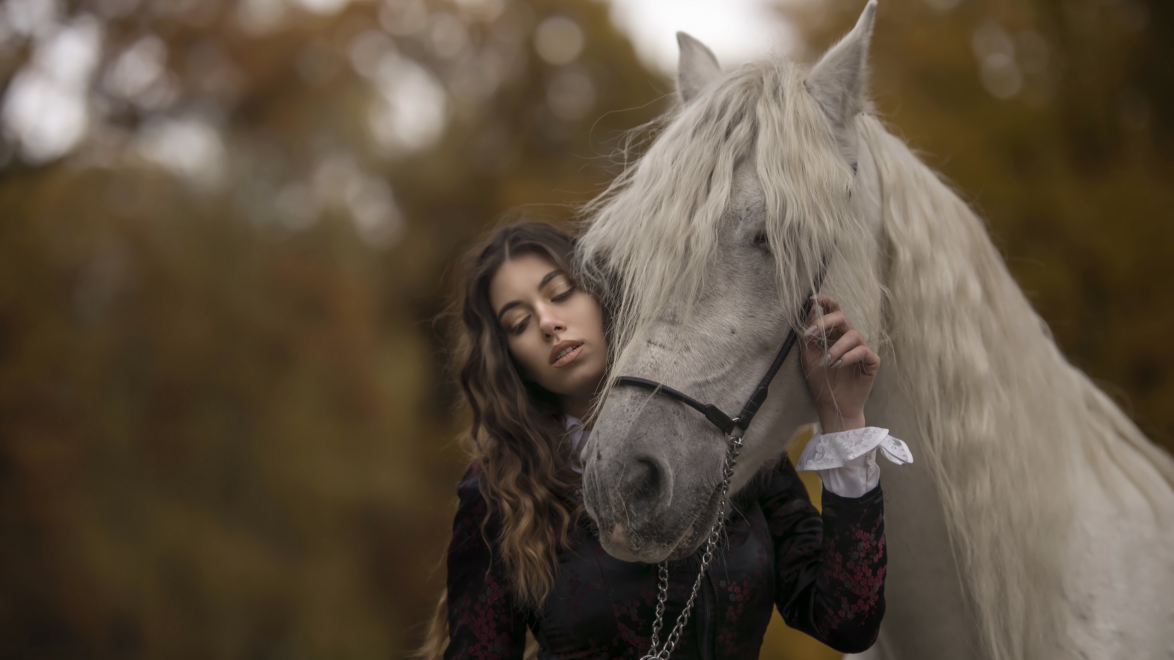 Baixar papel de parede para celular de Cavalo, Mulheres, Ânimo gratuito.